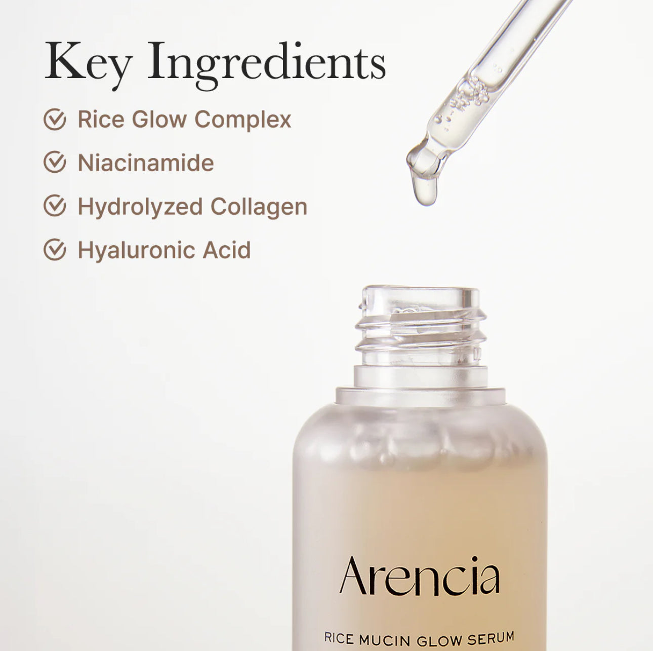 Arencia Rice Mucin Glow Serum 12