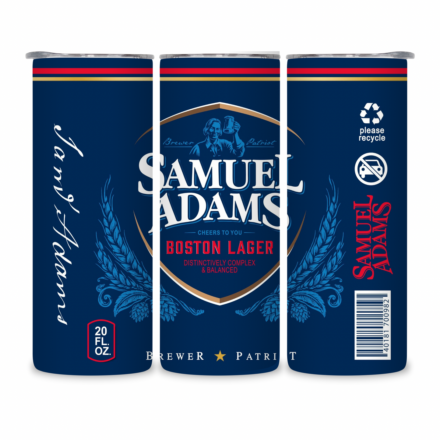 20 OZ Beer Stainless Steel Tumblers