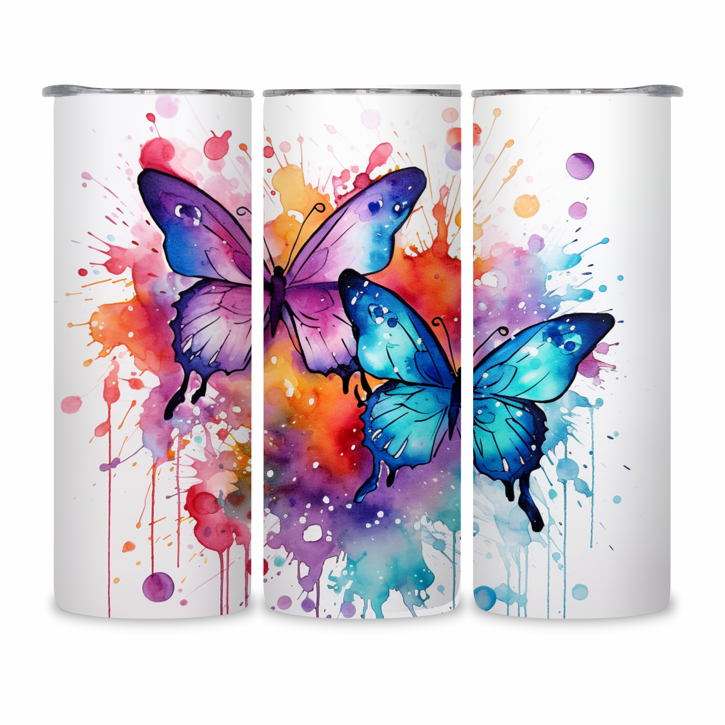 20 OZ Butterflies Stainless Steel Tumblers