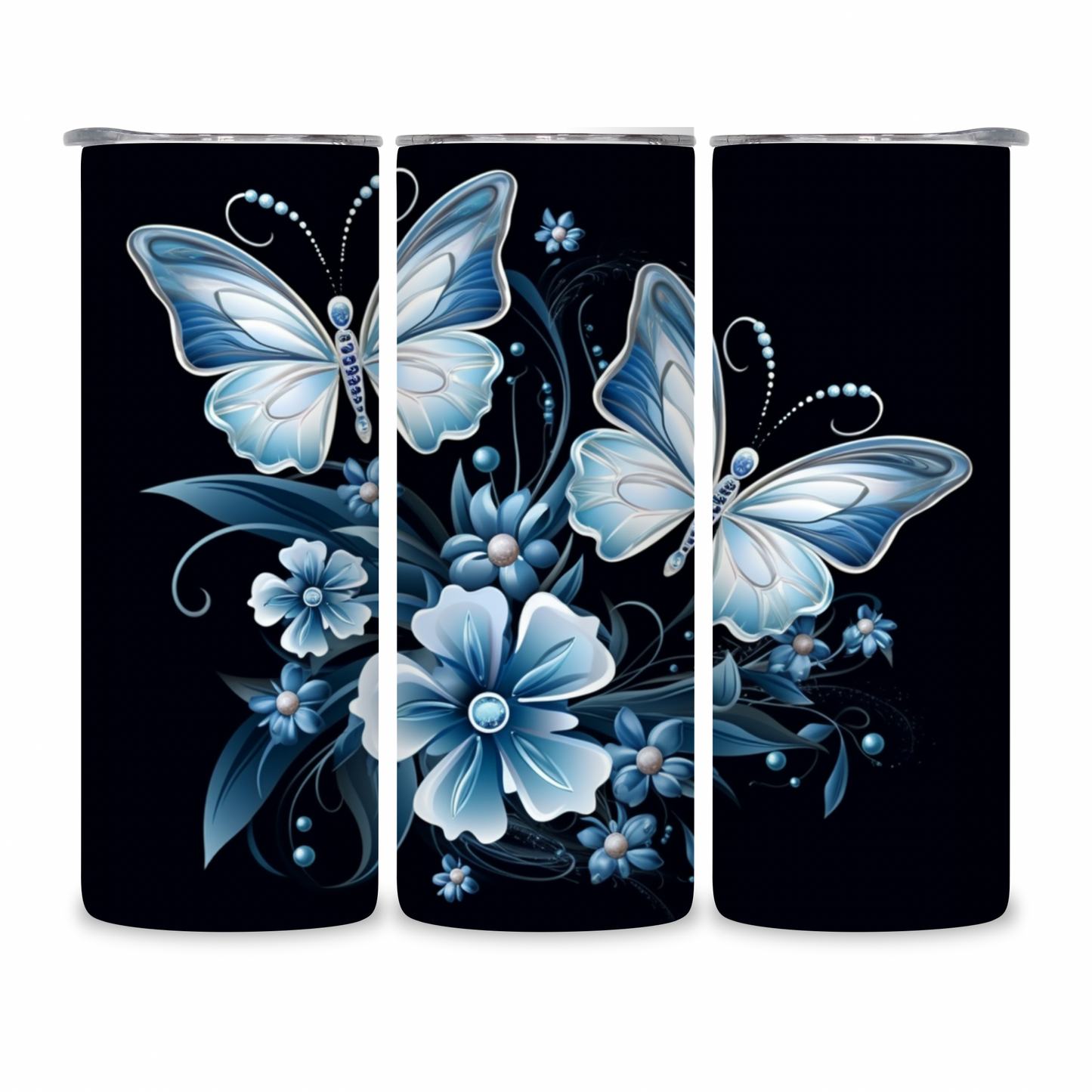 20 OZ Butterflies Stainless Steel Tumblers