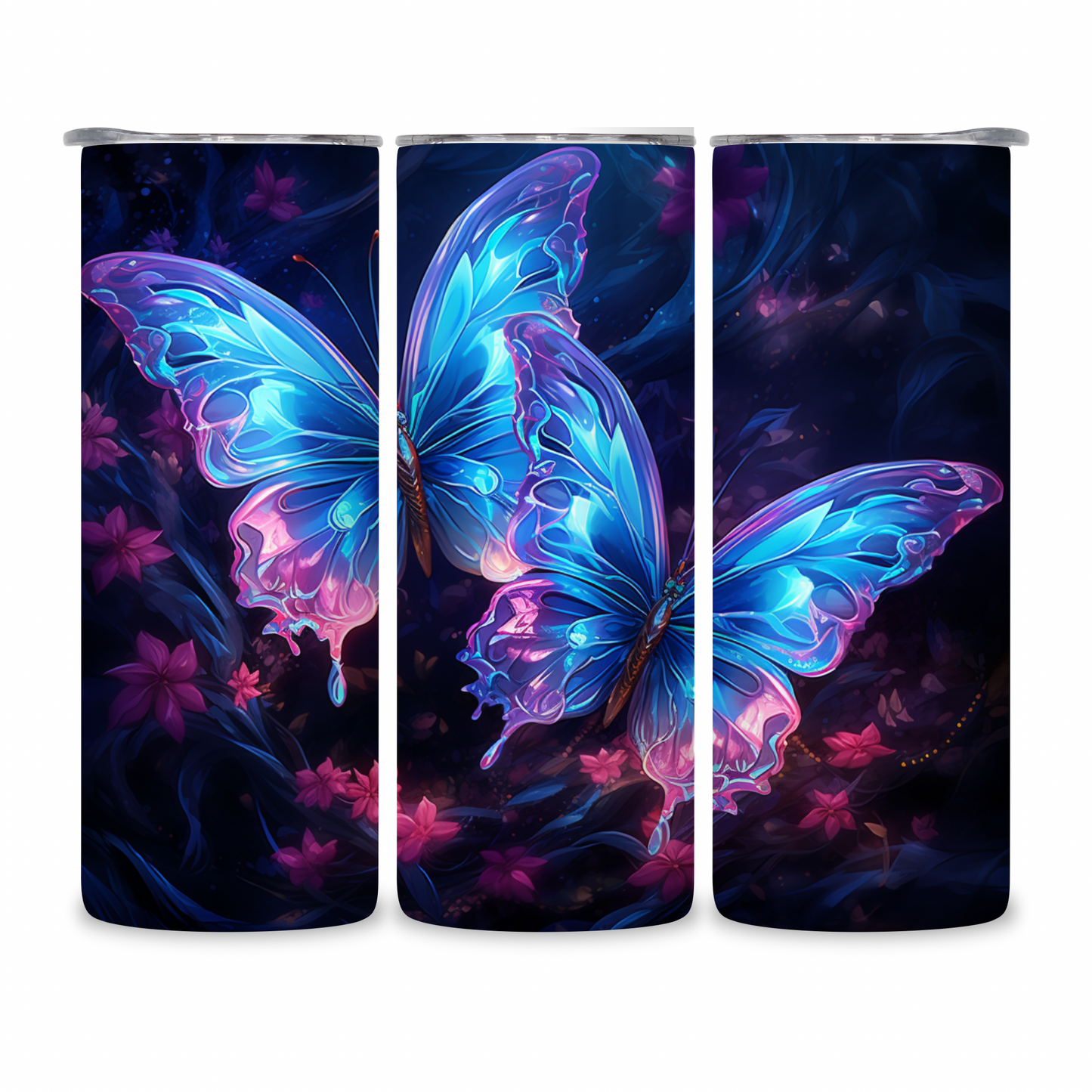 20 OZ Butterflies Stainless Steel Tumblers