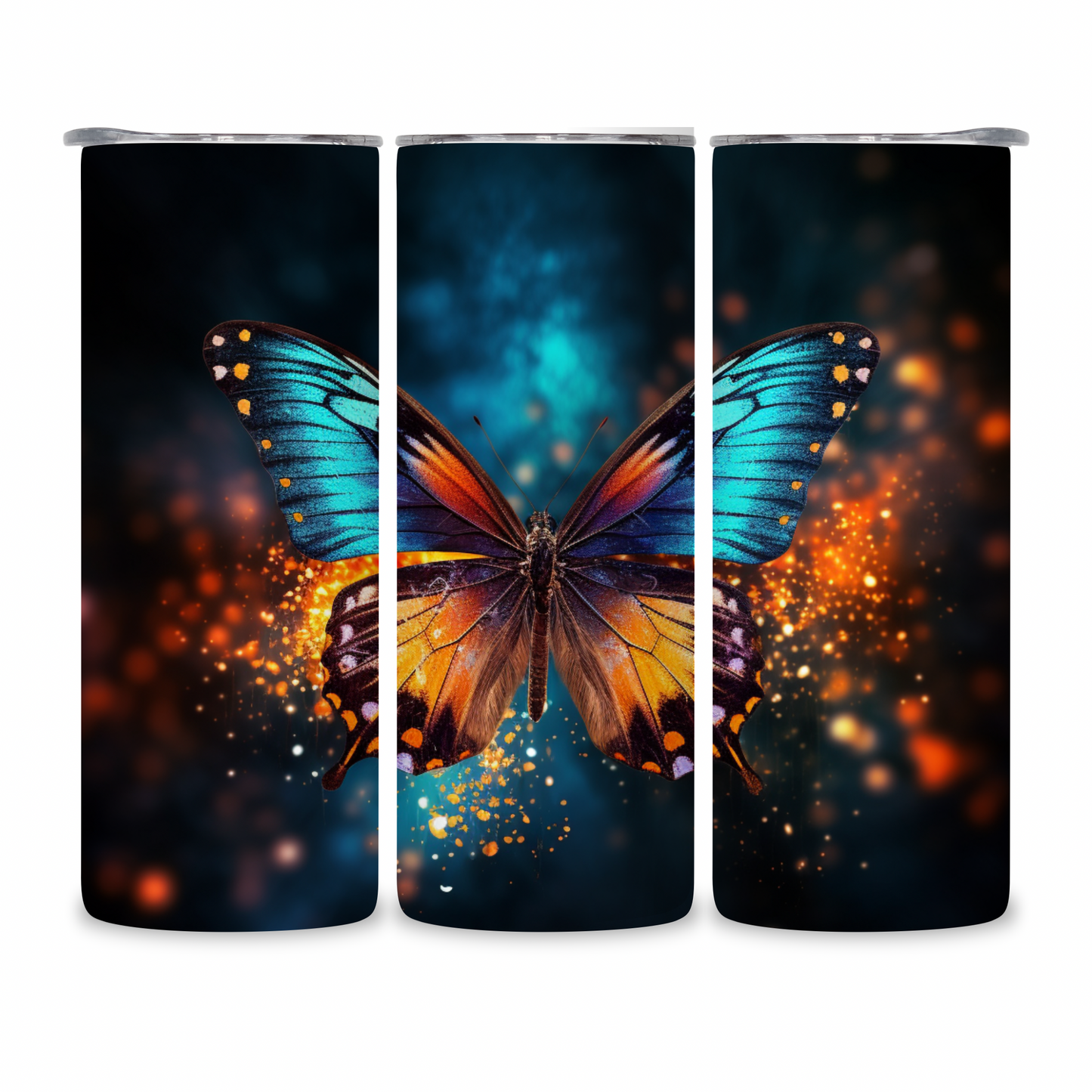 20 OZ Butterflies Stainless Steel Tumblers
