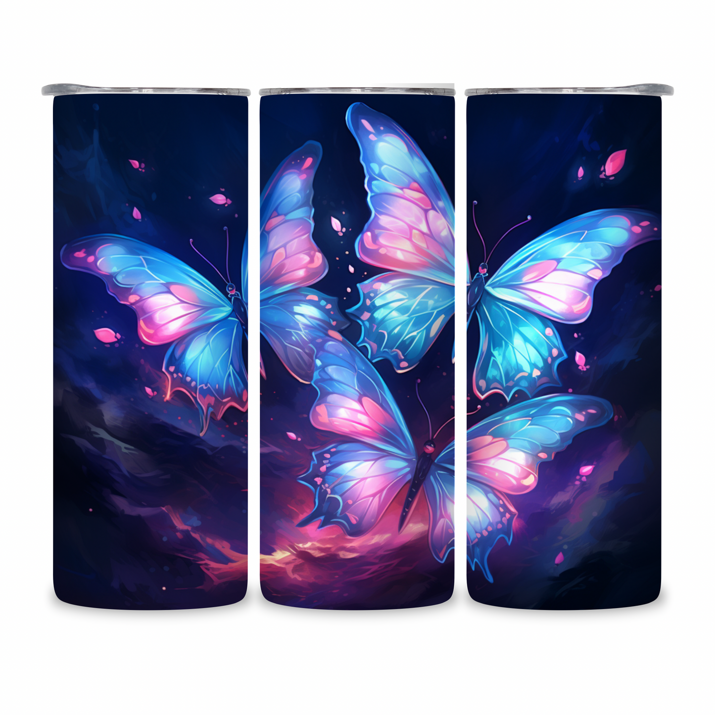 20 OZ Butterflies Stainless Steel Tumblers