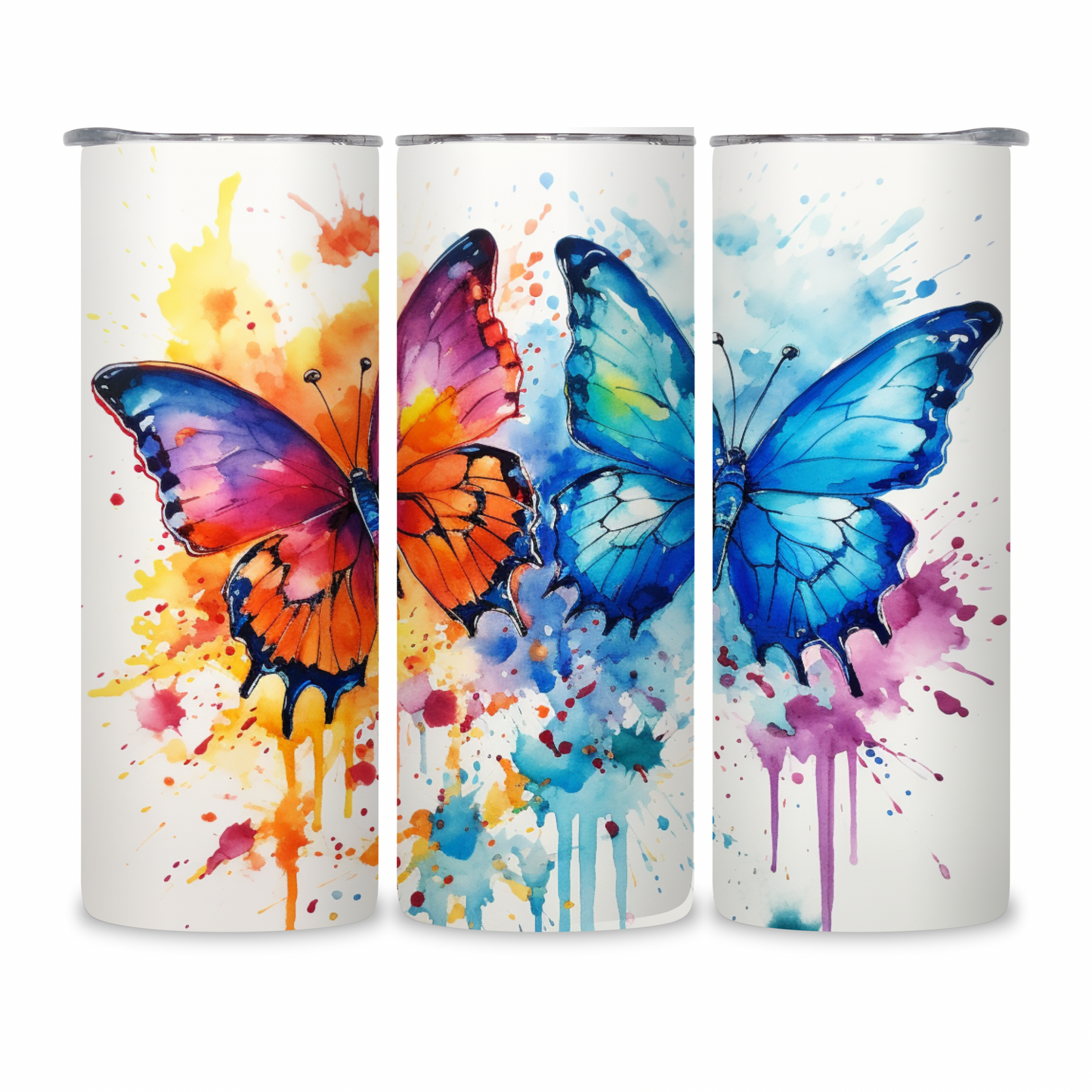 20 OZ Butterflies Stainless Steel Tumblers