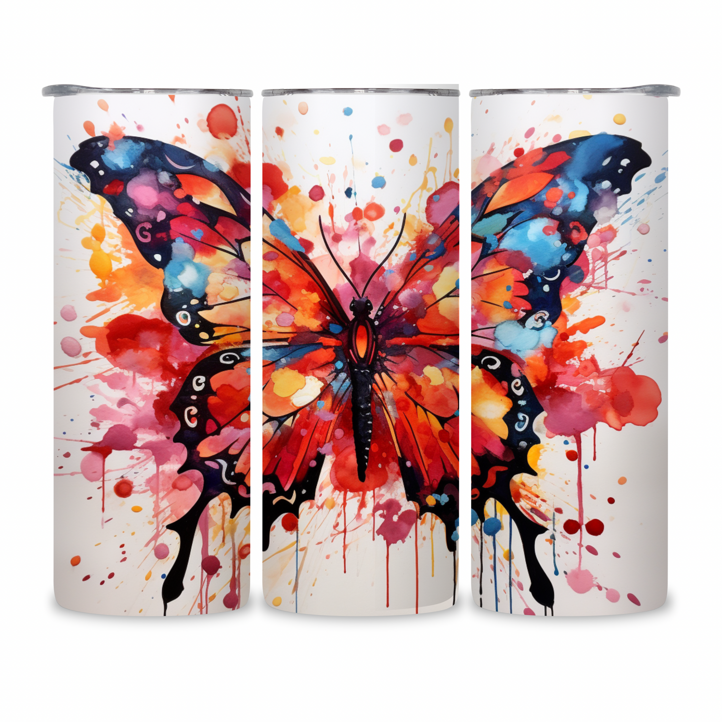 20 OZ Butterflies Stainless Steel Tumblers