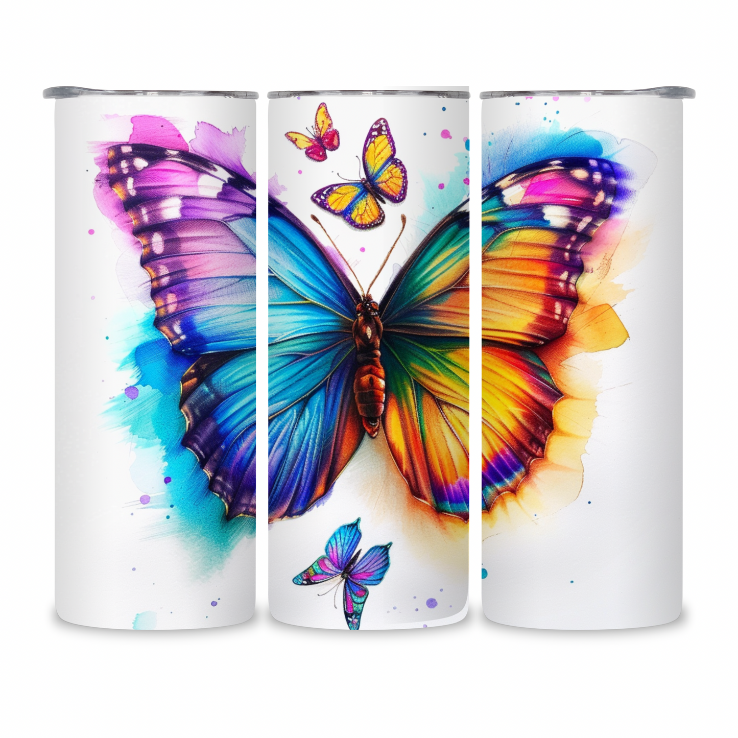 20 OZ Butterflies Stainless Steel Tumblers
