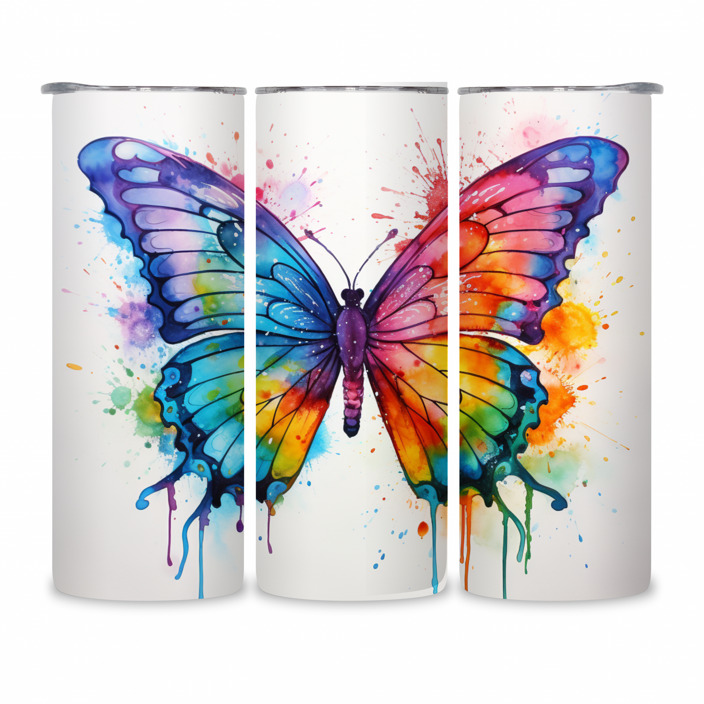 20 OZ Butterflies Stainless Steel Tumblers