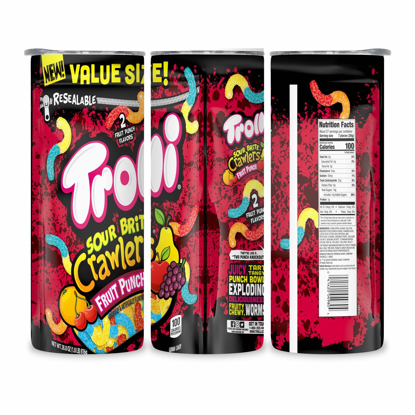 20 OZ Candy Stainless Steel Tumblers