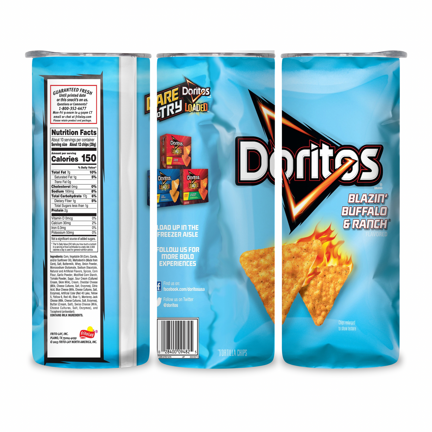 20 OZ Chips Stainless Steel Tumblers