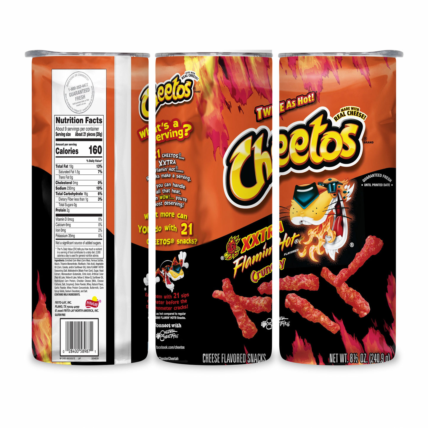 20 OZ Chips Stainless Steel Tumblers