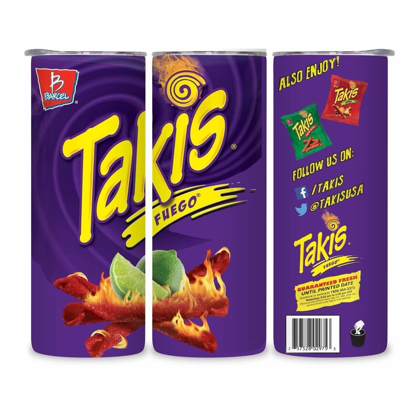 20 OZ Chips Stainless Steel Tumblers