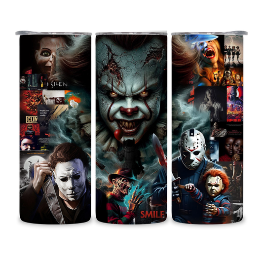 20 OZ Horror Characters Stainless Steel Tumblers