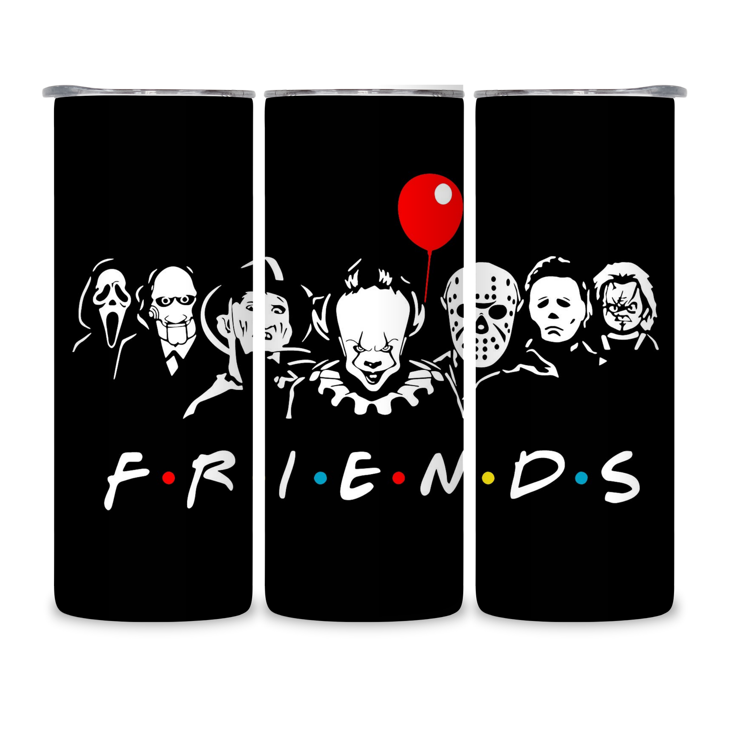 20 OZ Horror Characters Stainless Steel Tumblers