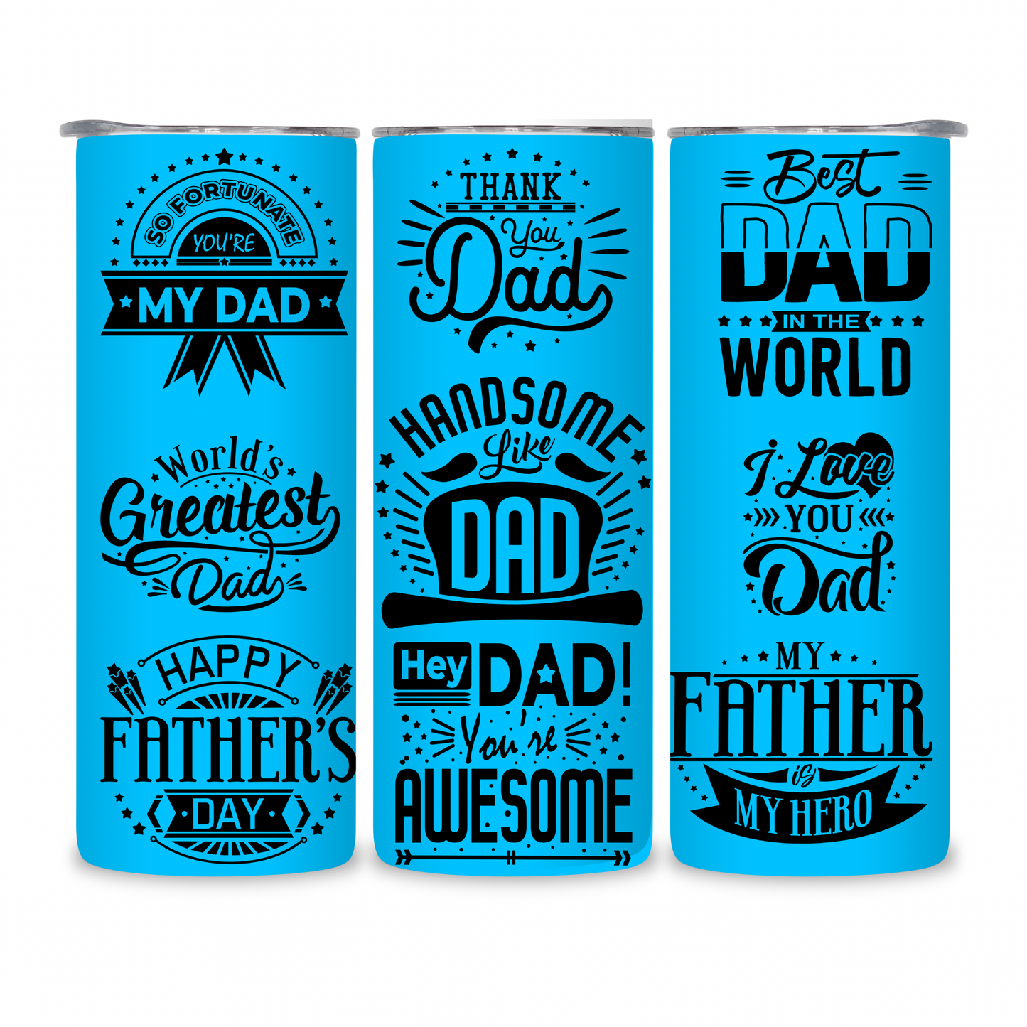 20 OZ Dad Stainless Steel Tumblers