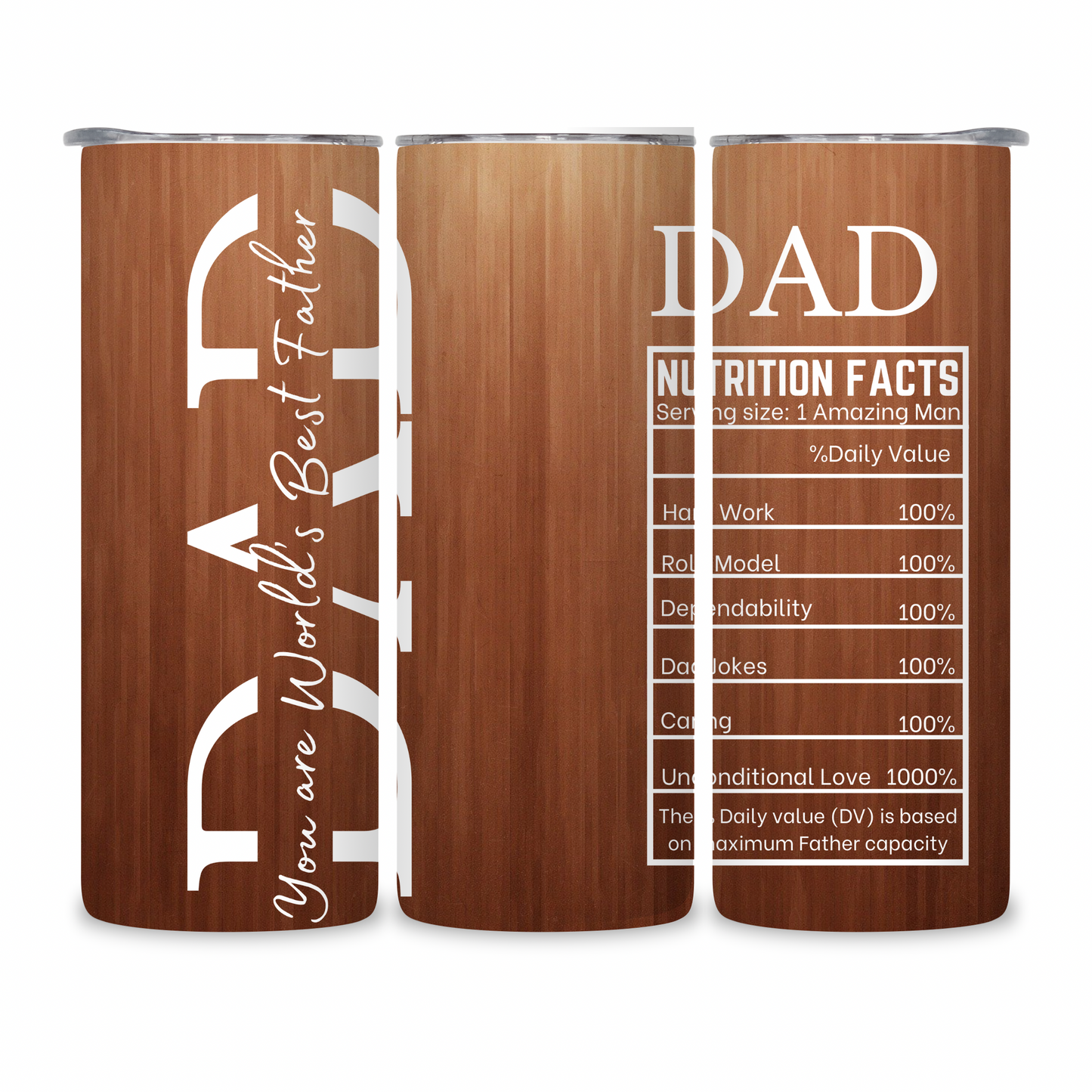 20 OZ Dad Stainless Steel Tumblers