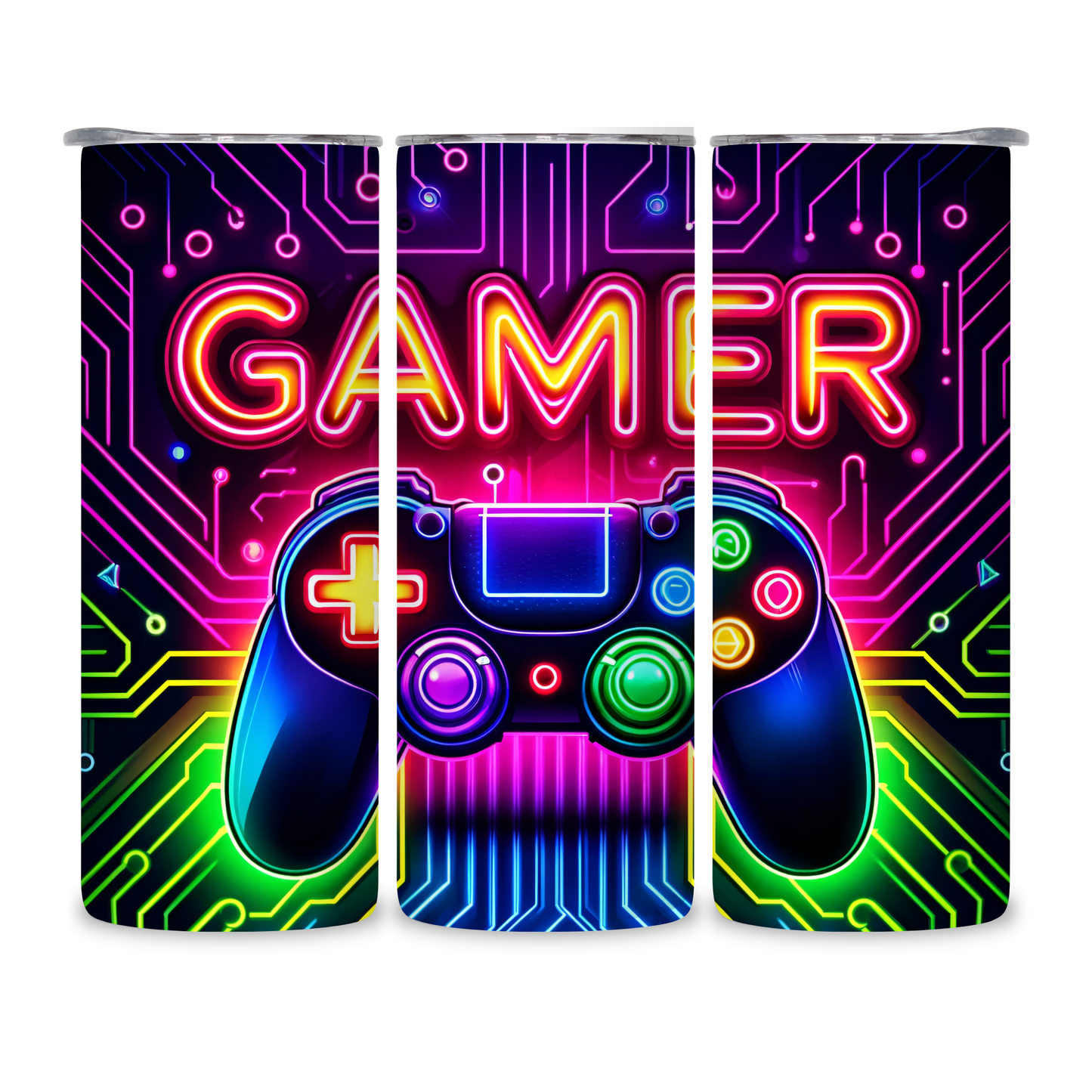 20 OZ Gamer Stainless Steel Tumblers