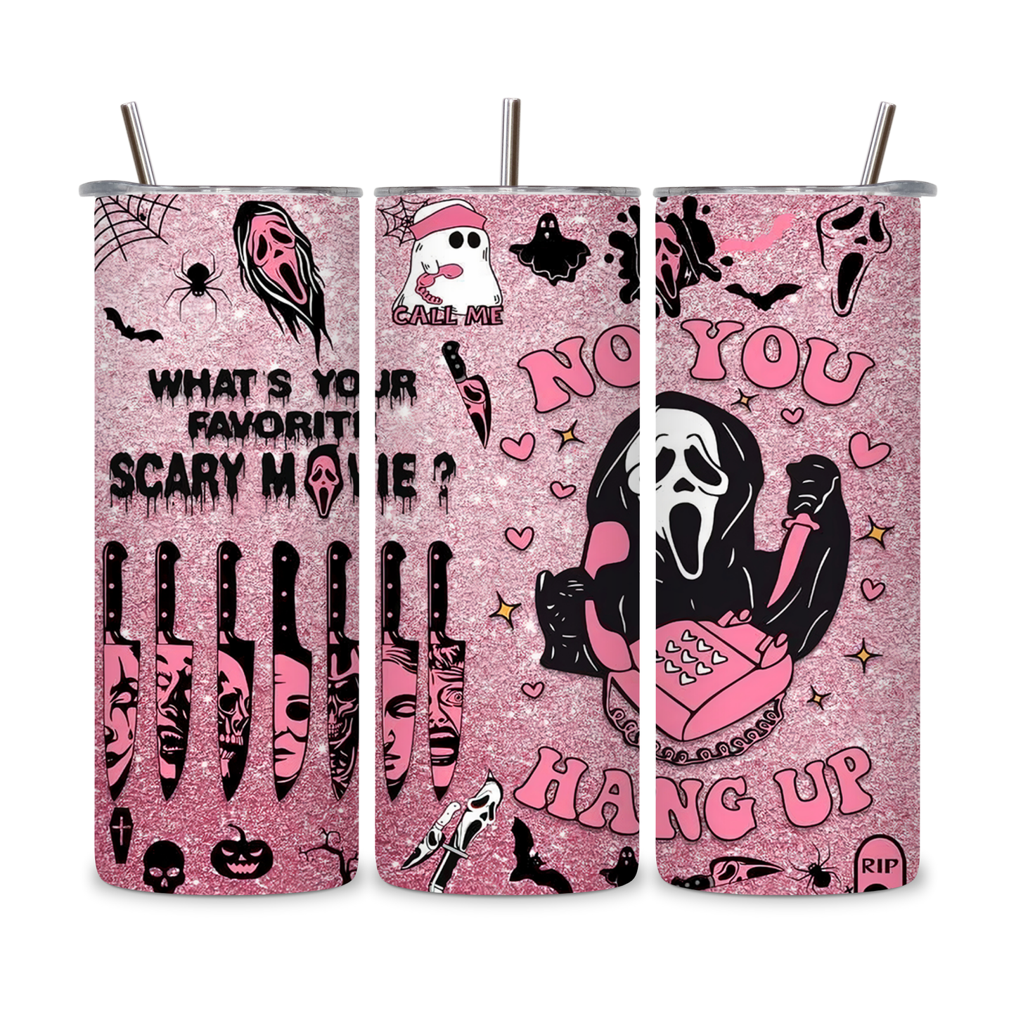 20 OZ Horror Characters Stainless Steel Tumblers