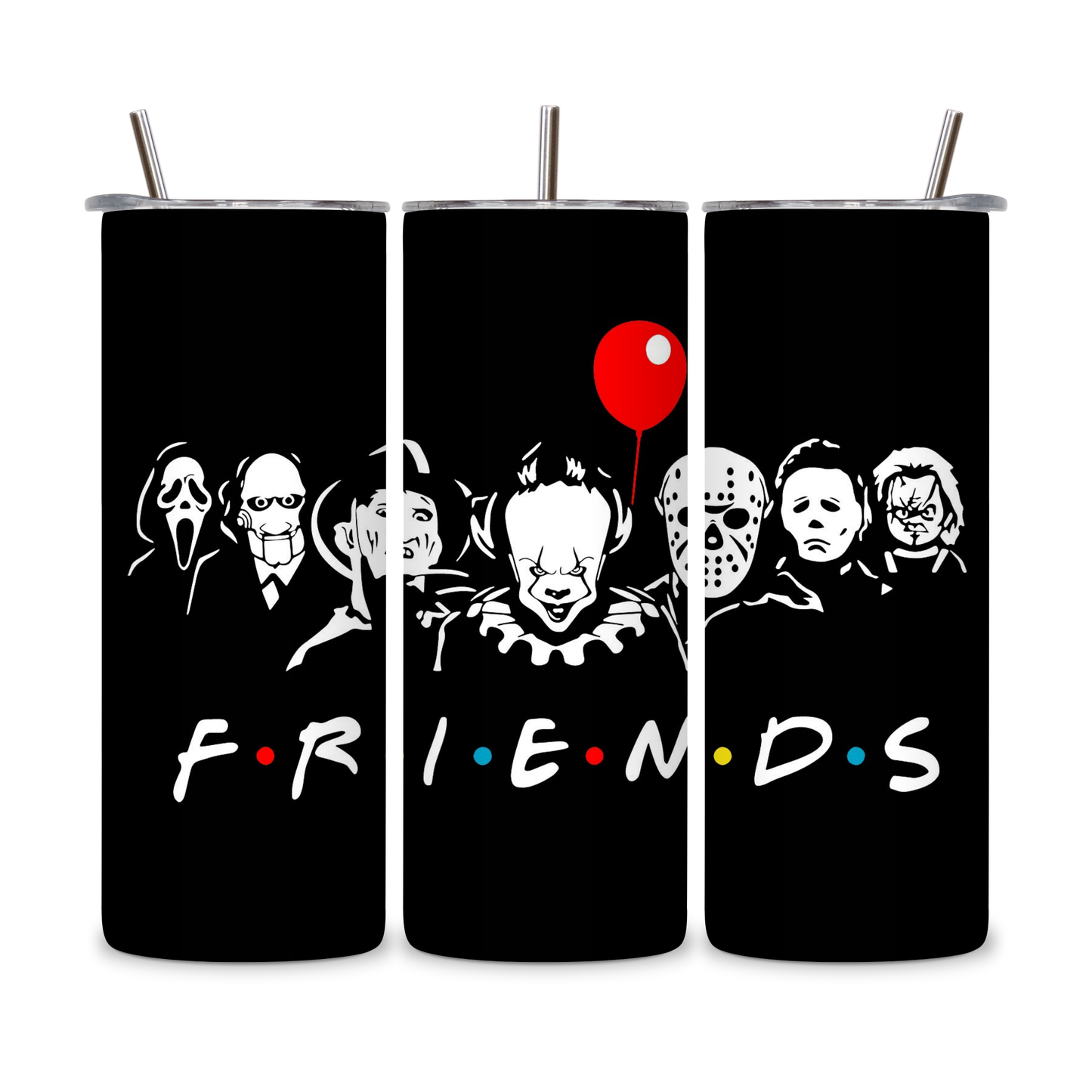 20 OZ Horror Characters Stainless Steel Tumblers