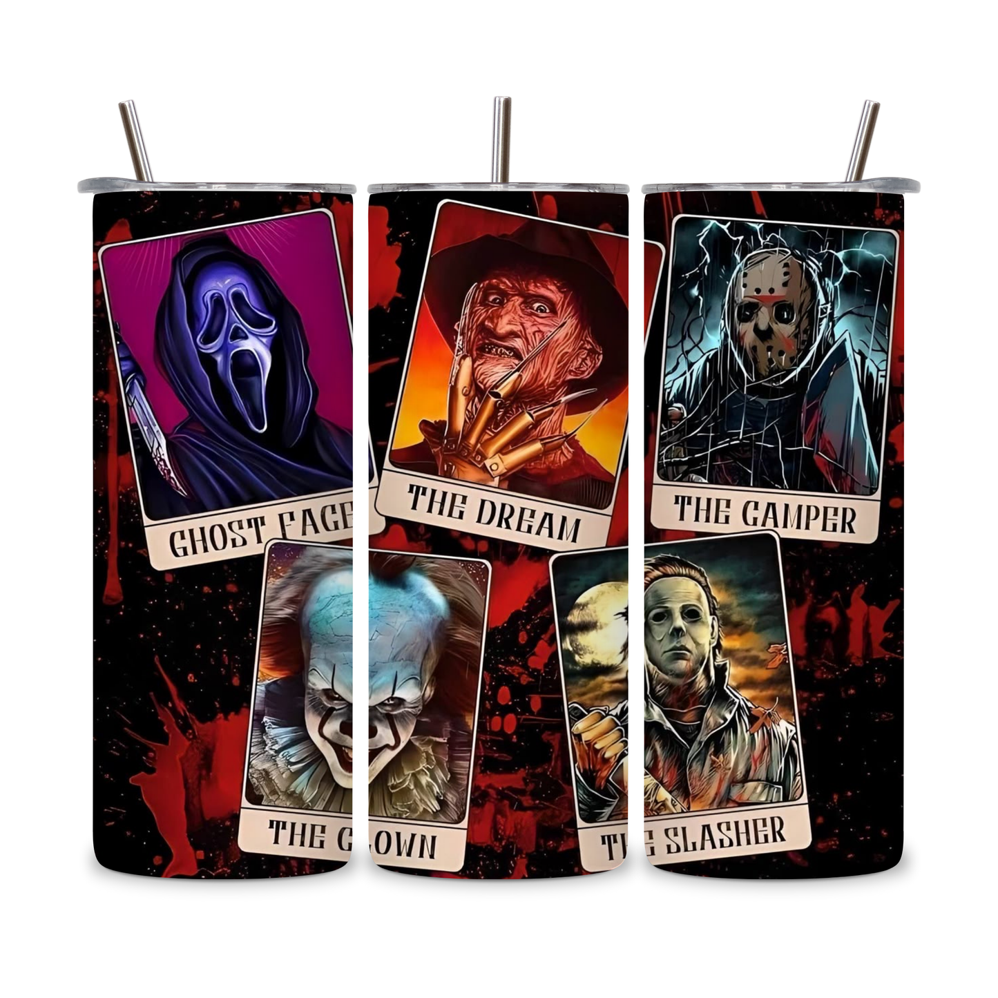 20 OZ Horror Characters Stainless Steel Tumblers