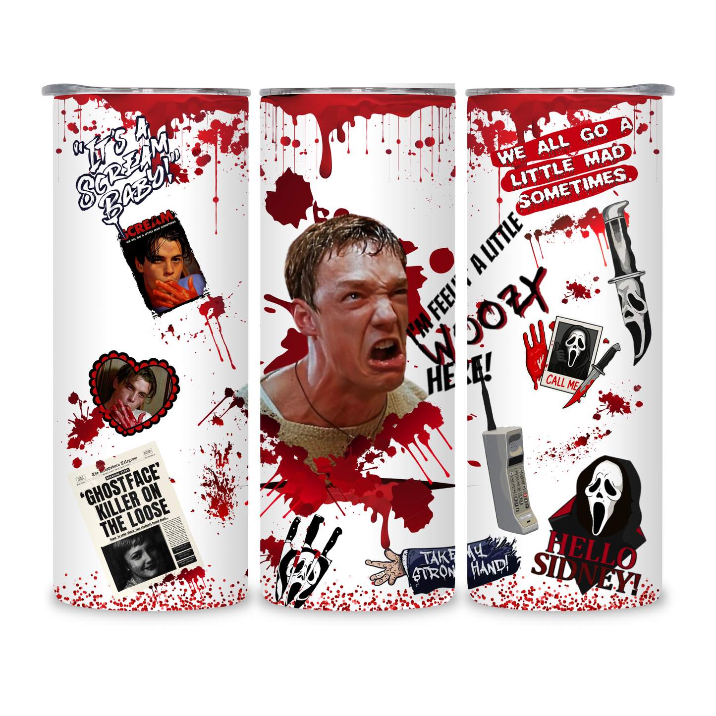 20 OZ Horror Characters Stainless Steel Tumblers