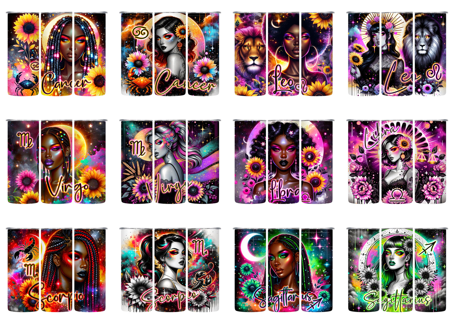 20 OZ Women Zodiac Stainless Steel Tumblers