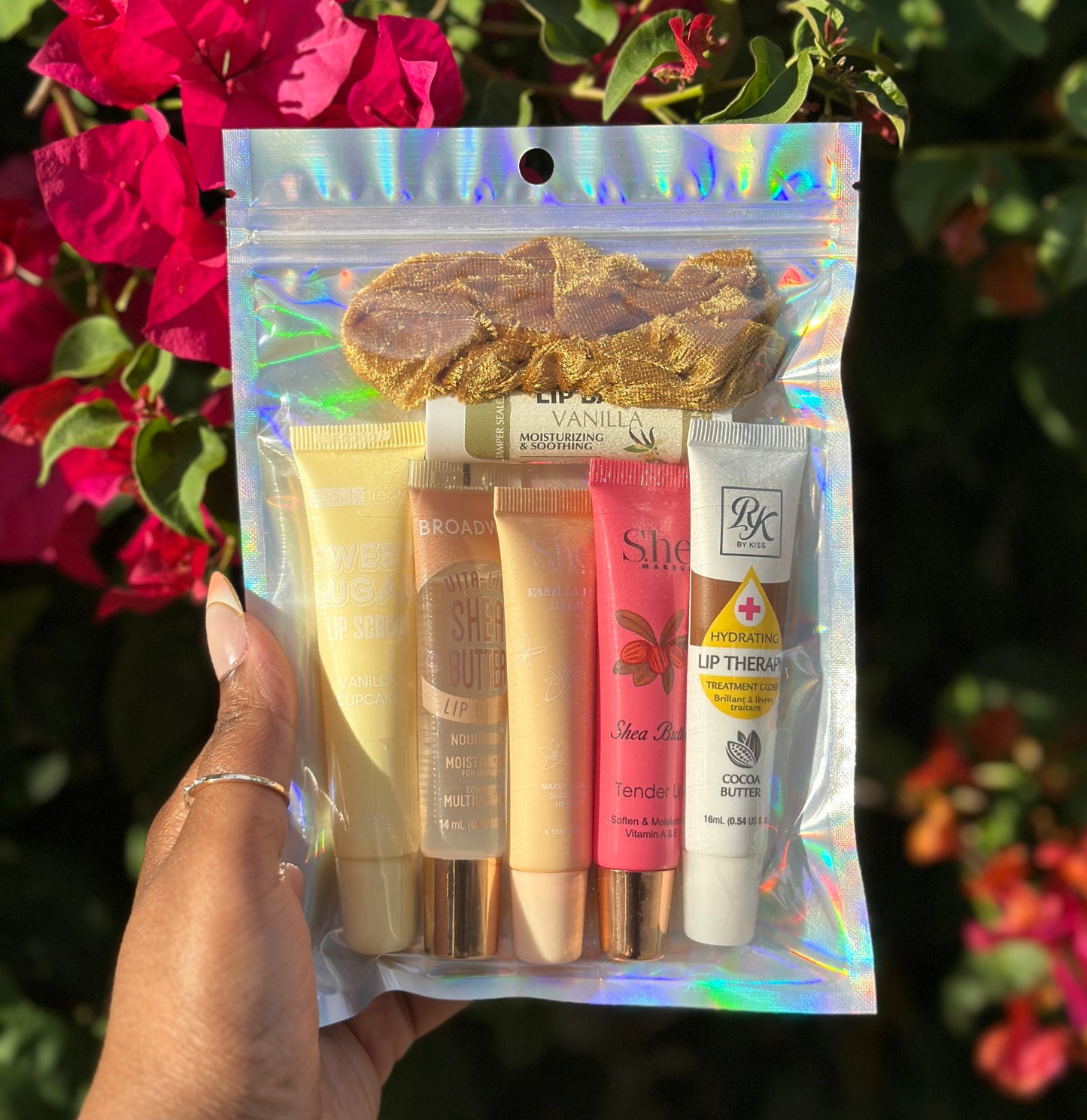 Vanilla, Shea Butter, Cocoa Butter 7 Piece Lip Bundle