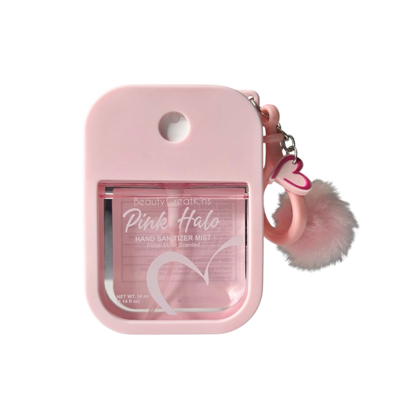 Beauty Creations Hand Sanitizer Mist Pink Halo