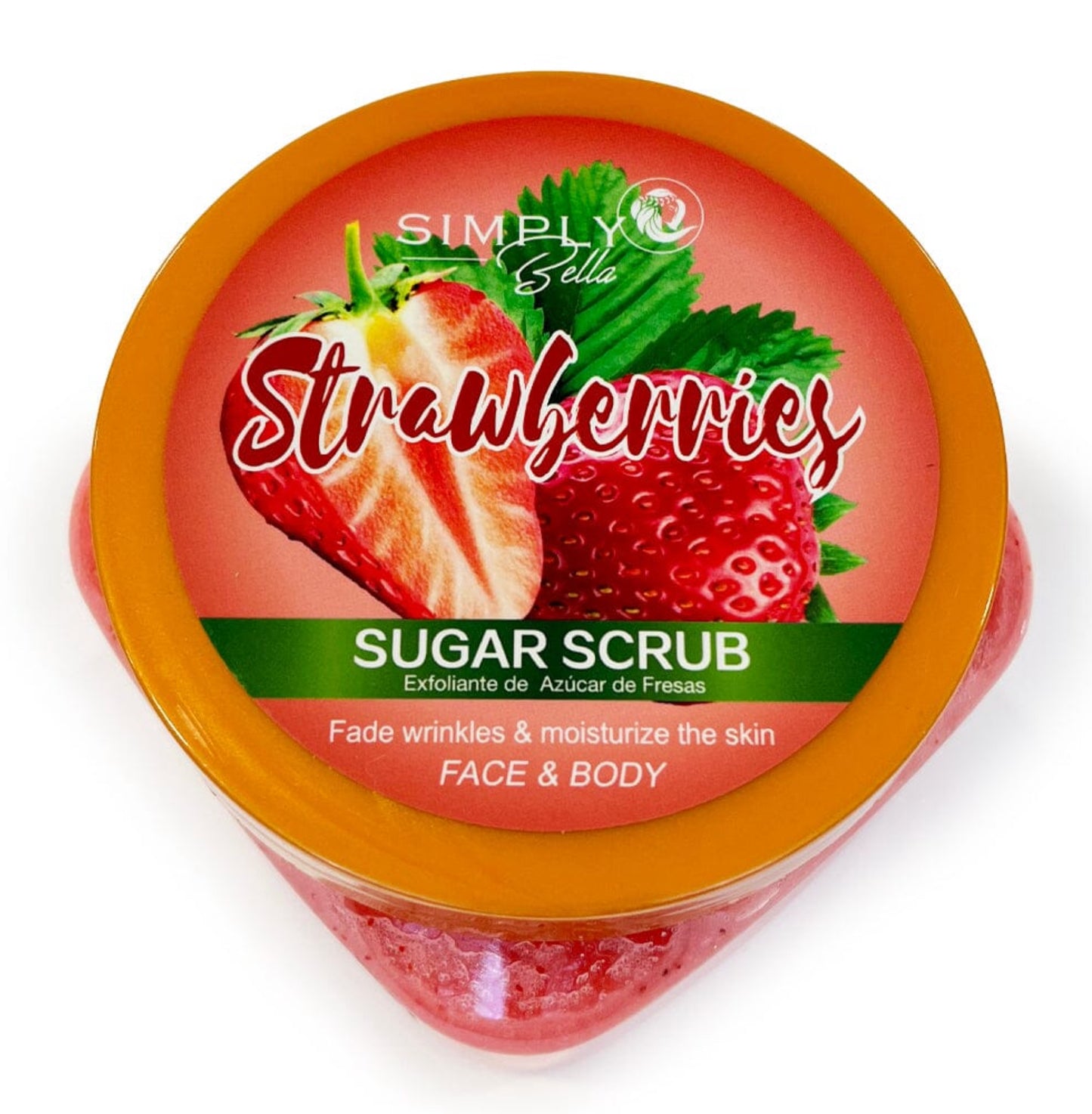 Simply Bella Strawberry Sugar Face & Body Scrub
