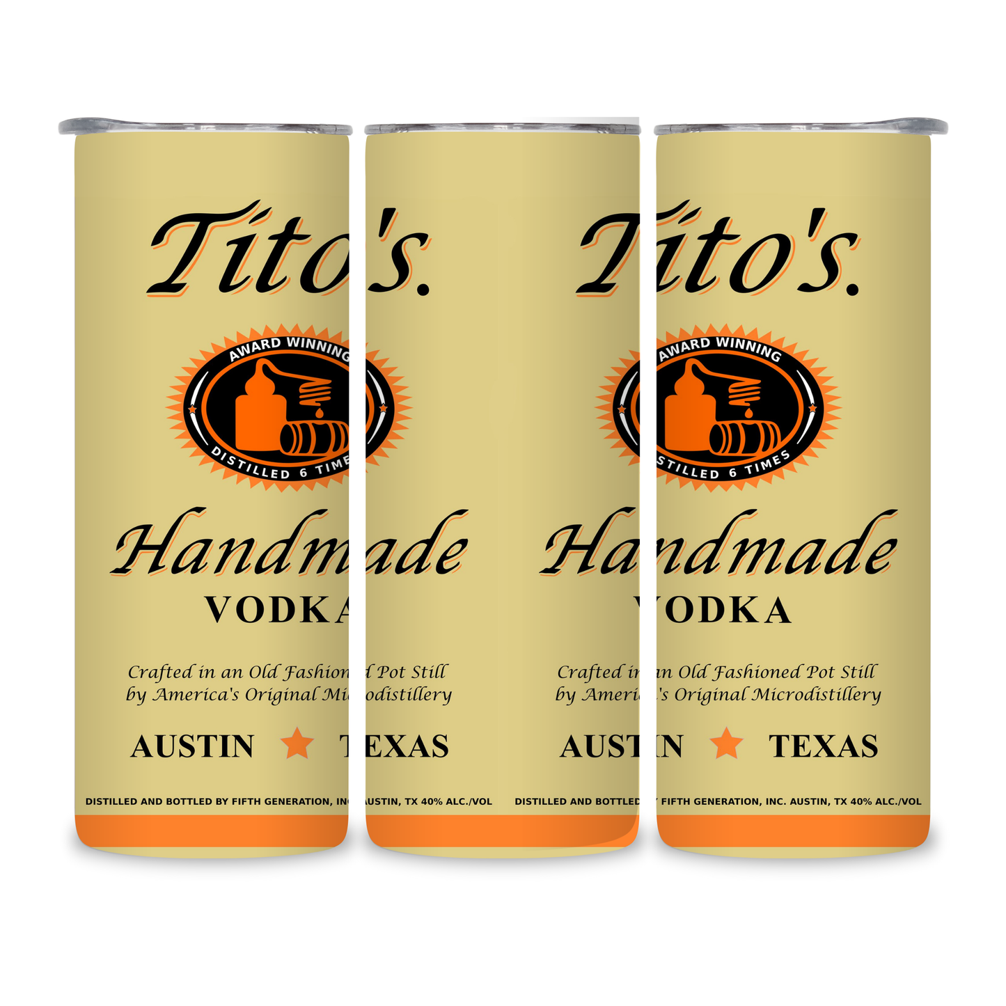20 OZ Liquor Design Stainless Steel Tumblers