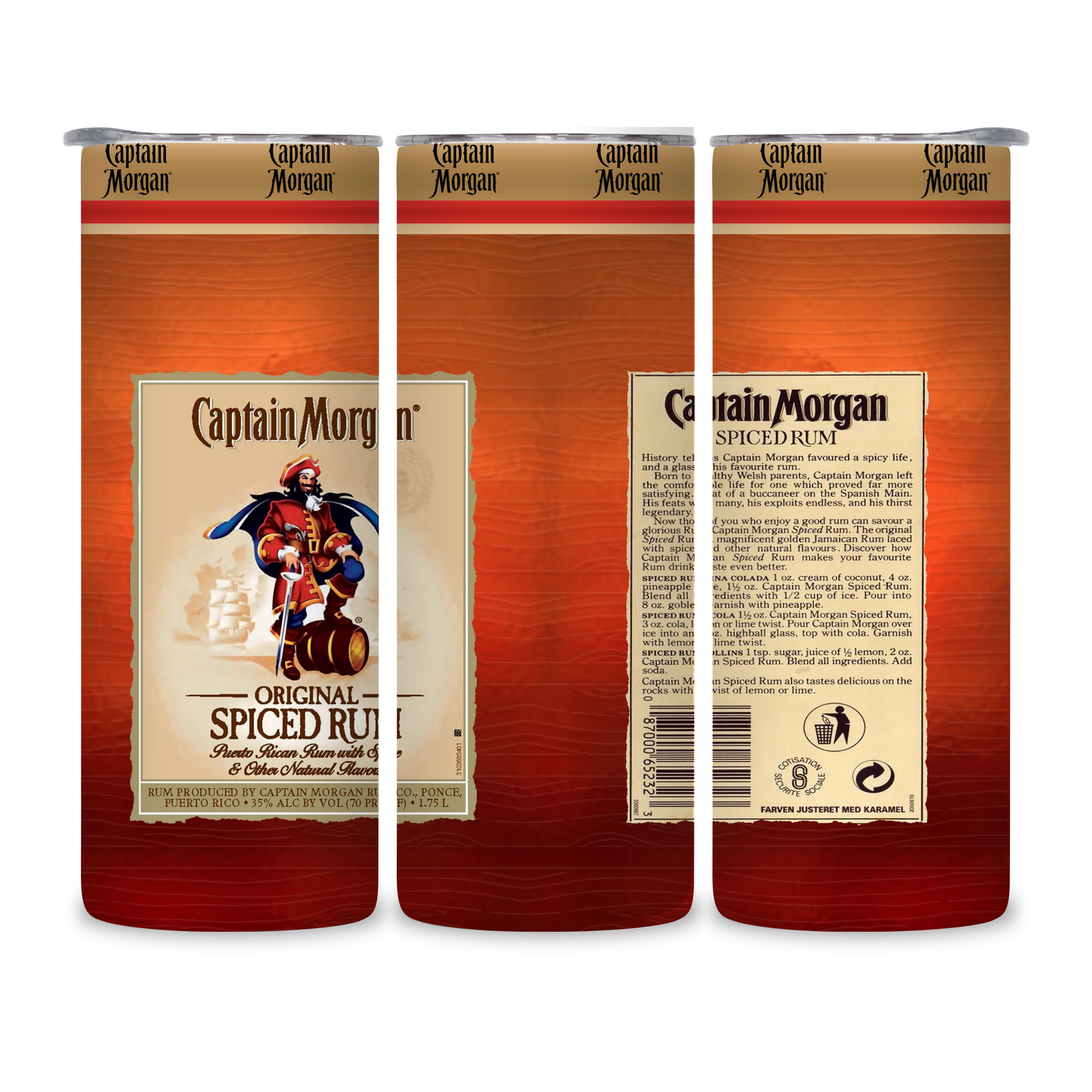 20 OZ Liquor Design Stainless Steel Tumblers
