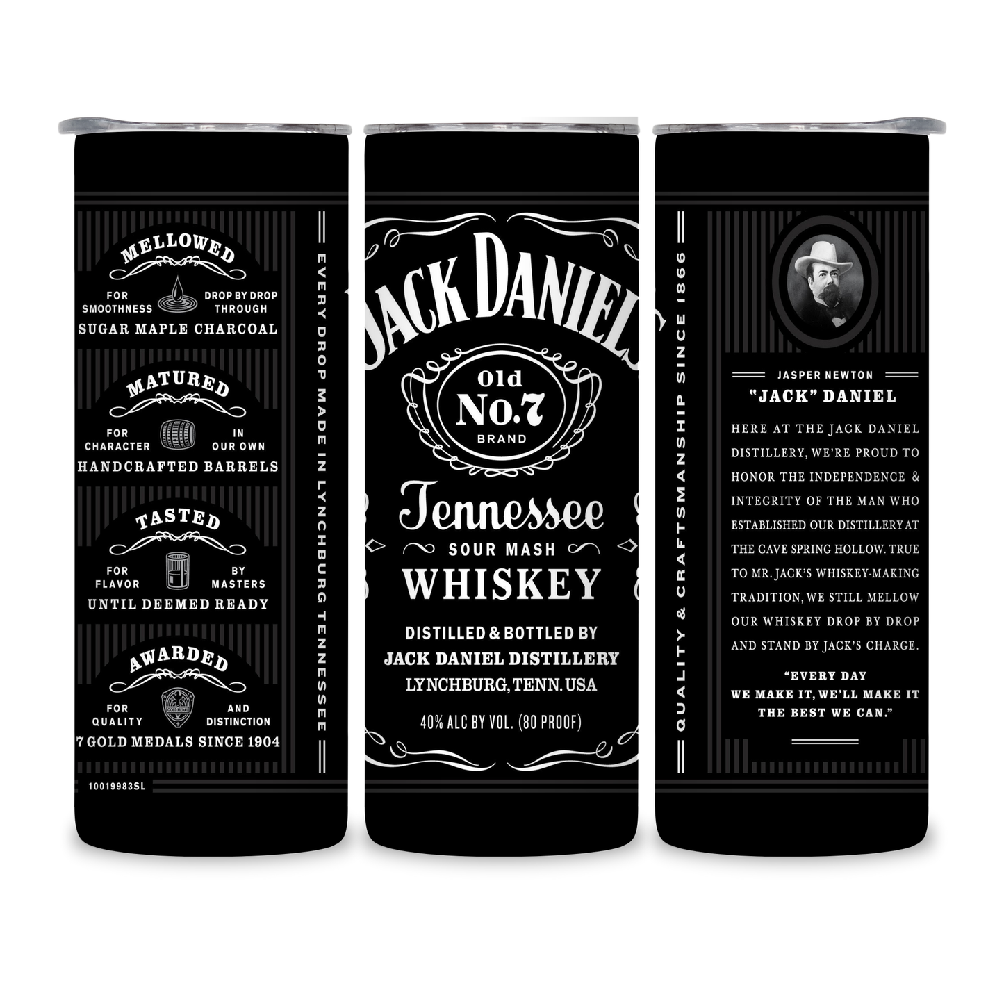 20 OZ Liquor Design Stainless Steel Tumblers
