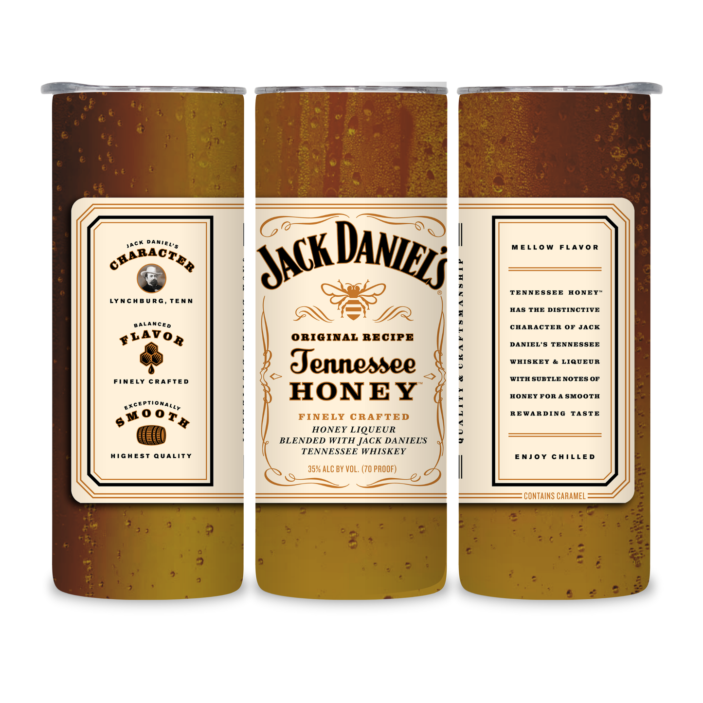 20 OZ Liquor Design Stainless Steel Tumblers
