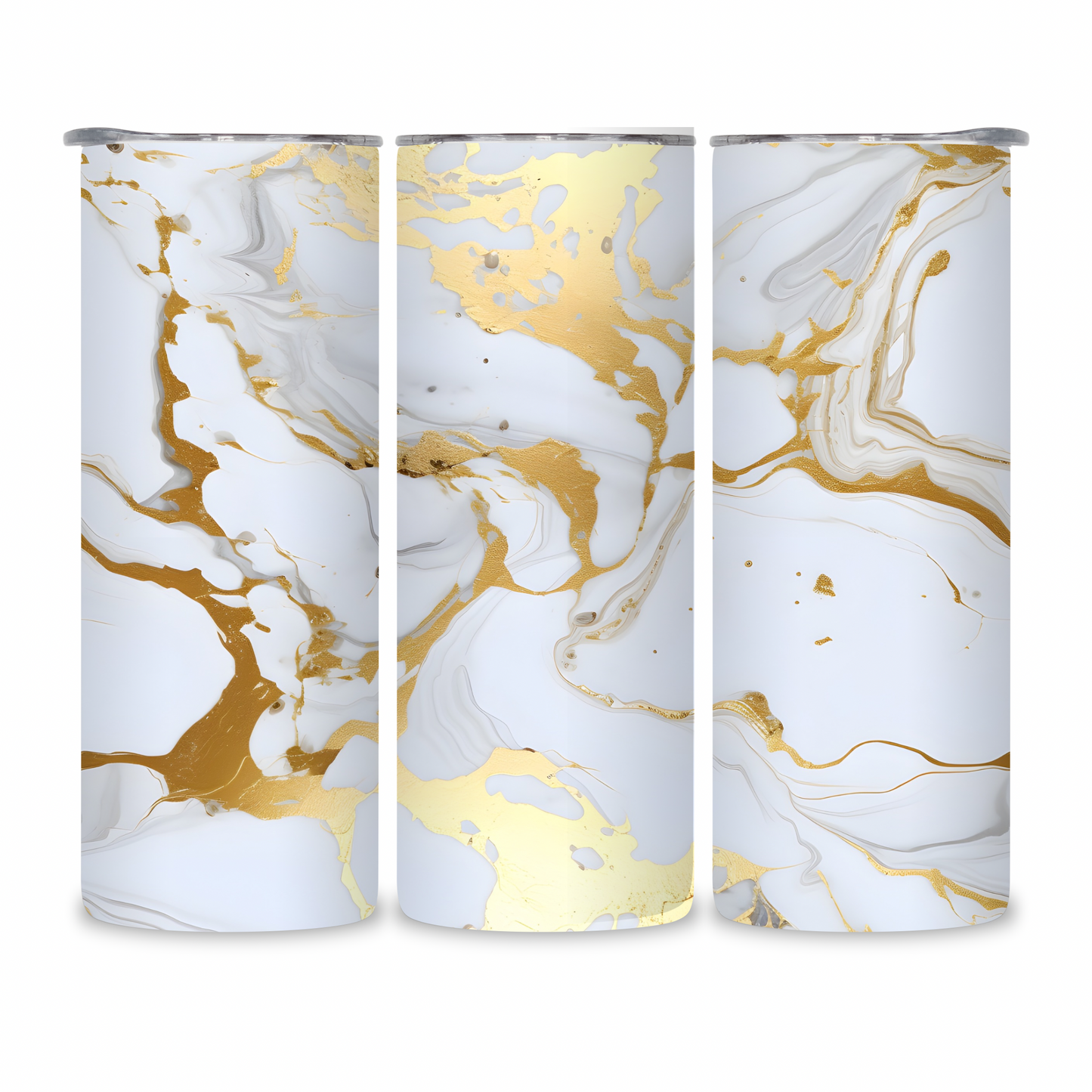 20 OZ Marble Stainless Steel Tumblers
