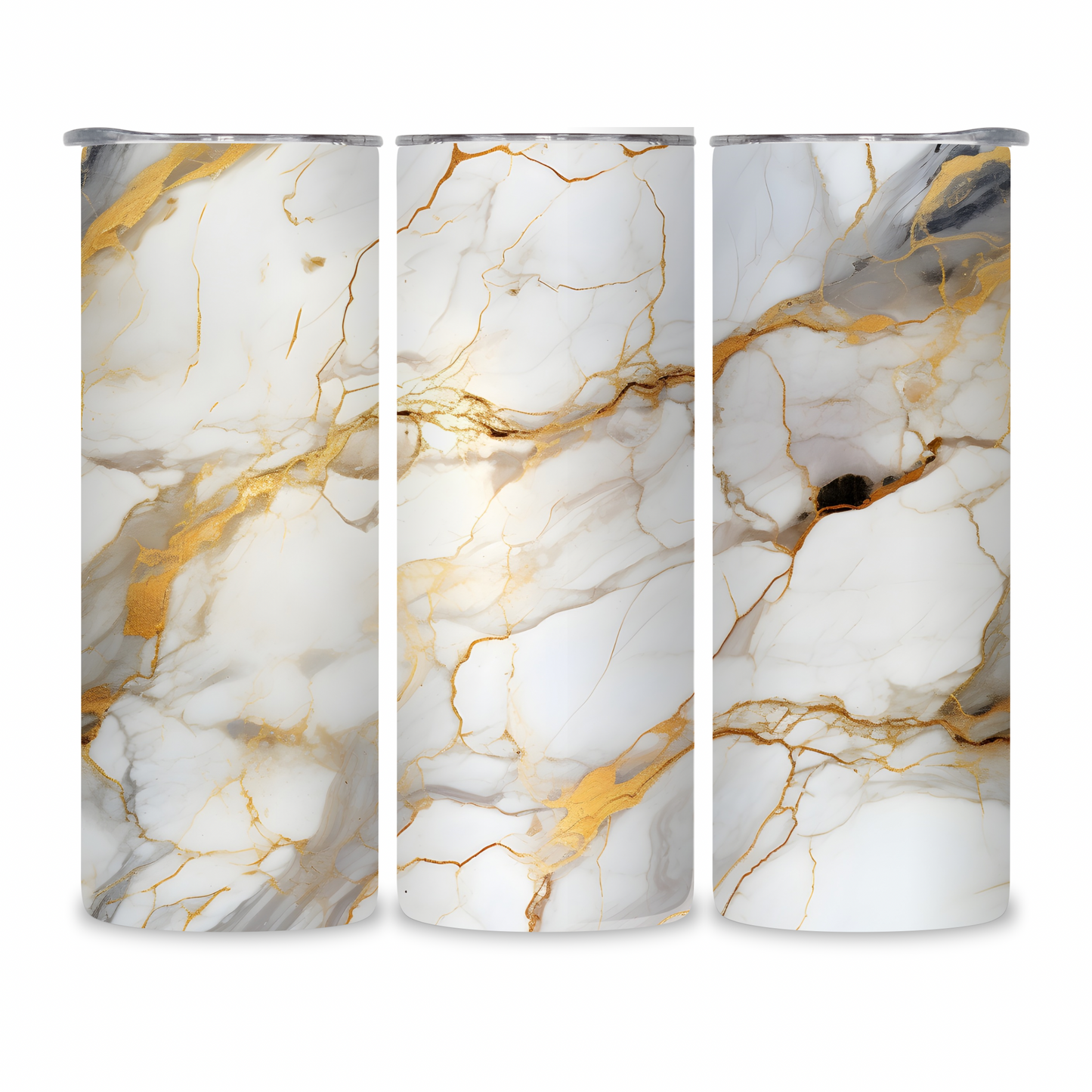 20 OZ Marble Stainless Steel Tumblers