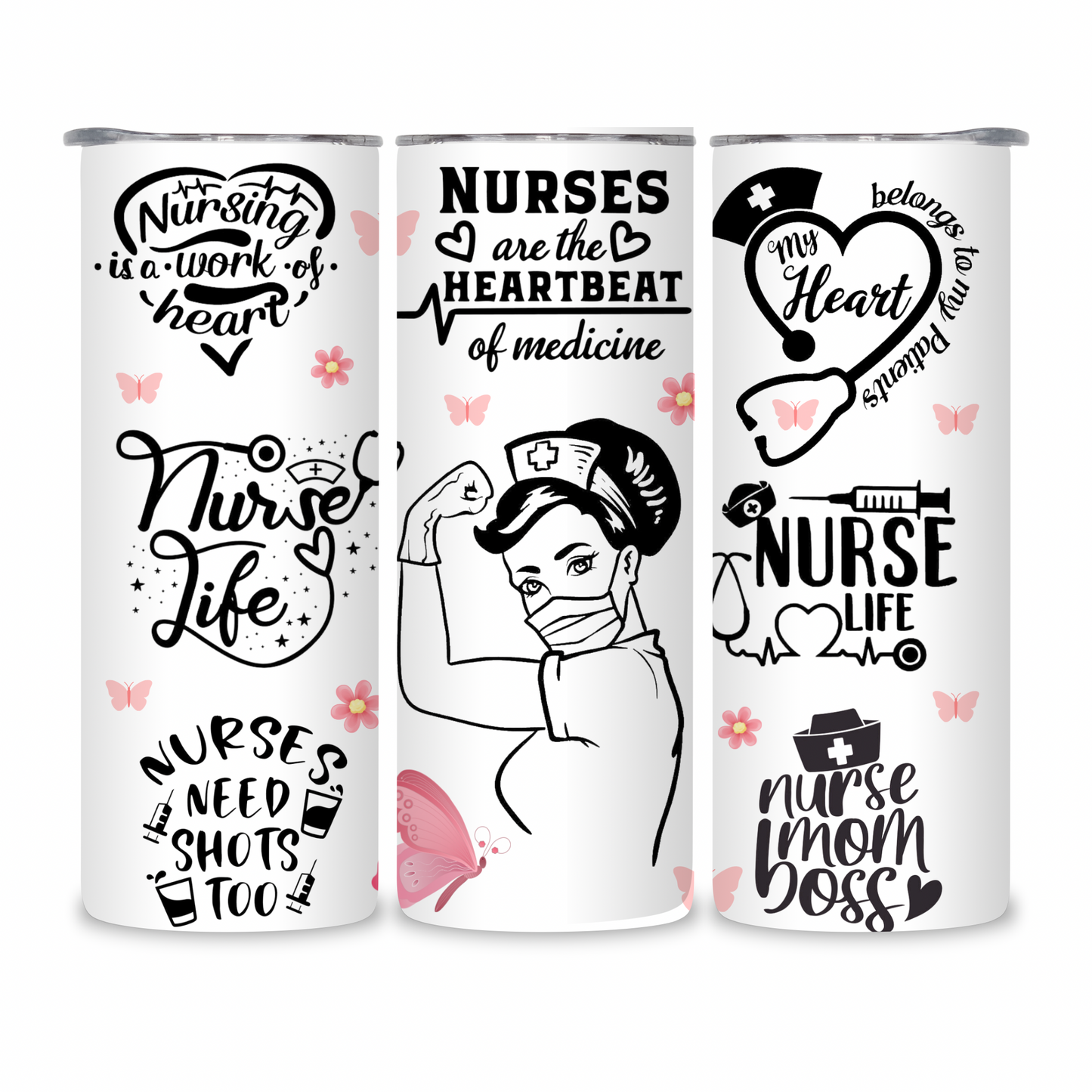20 OZ Medical Field Stainless Steel Tumblers