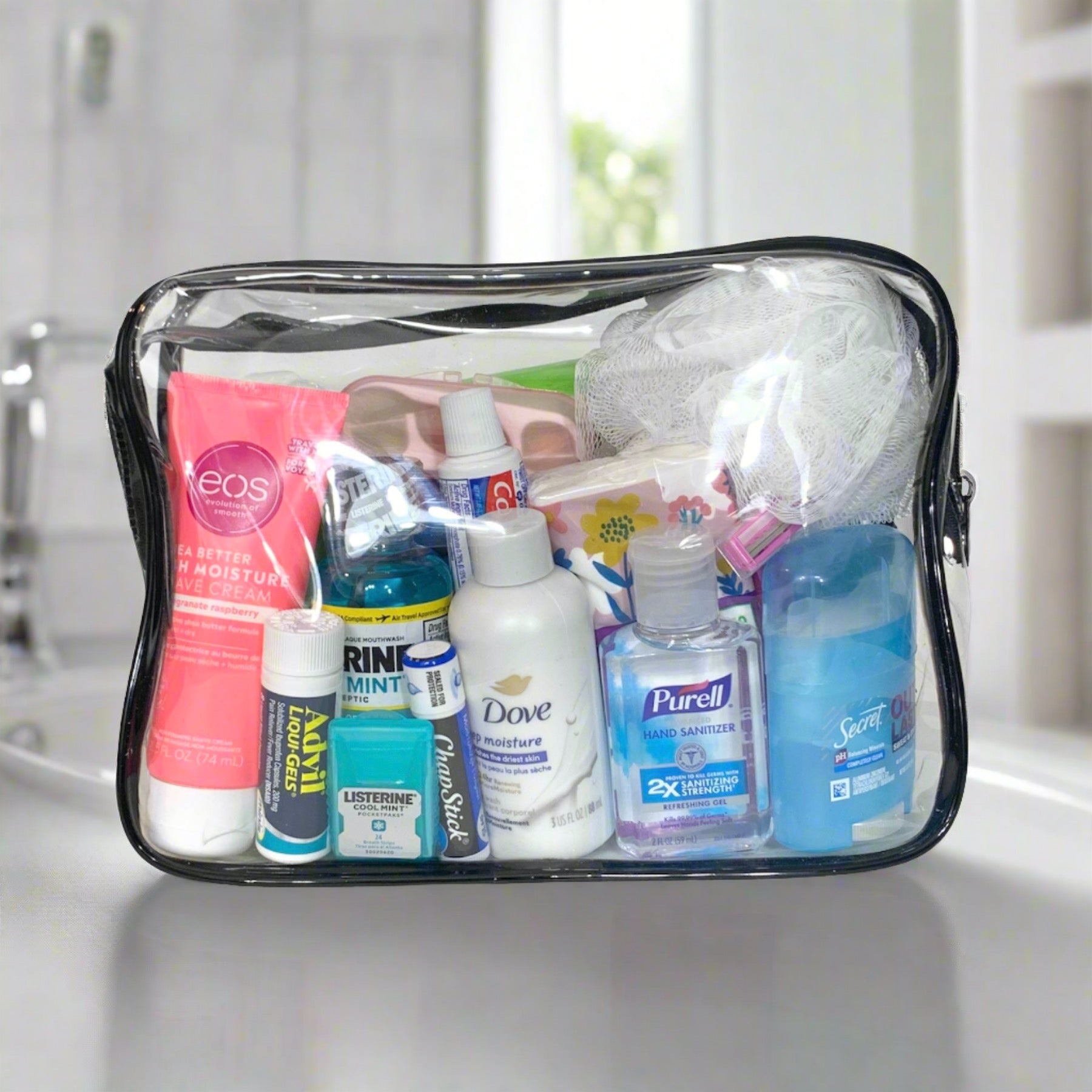 Women's Essentials 86 Piece Travel Toiletries Bag – Seaux Chi Women's Essentials 86 Piece Travel Toiletries Bag – Seaux Chi
