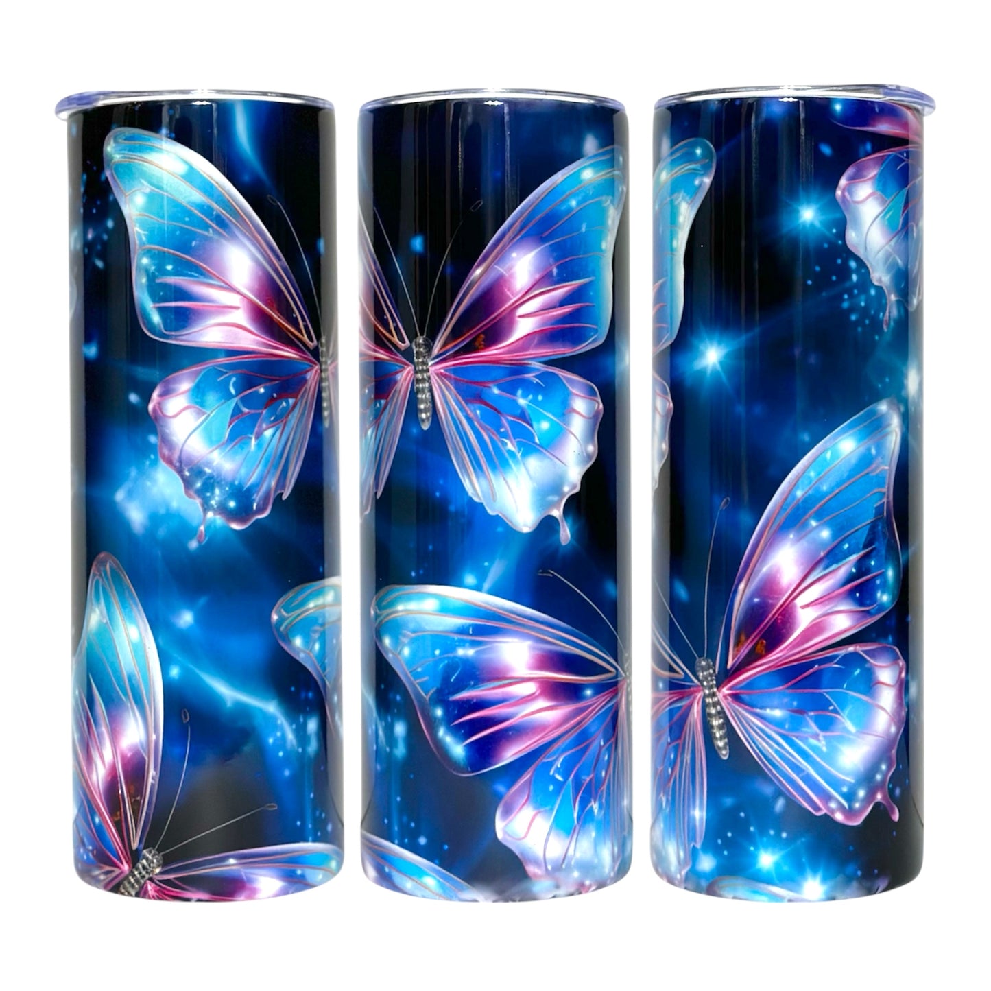 20 OZ Butterflies Stainless Steel Tumblers