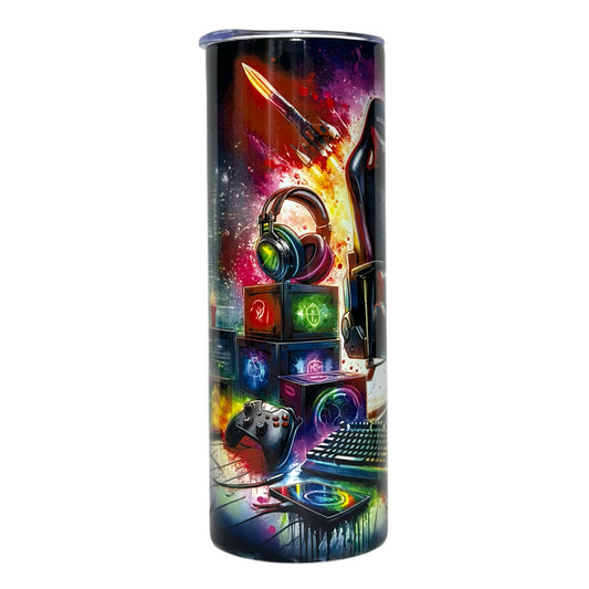 20 OZ Gamer Stainless Steel Tumblers