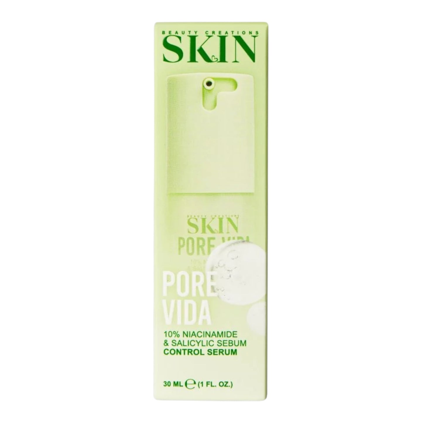 Beauty Creations Skin Pore Vida 10% Niacinamide & Salicylic Acid Sebum Control Serum
