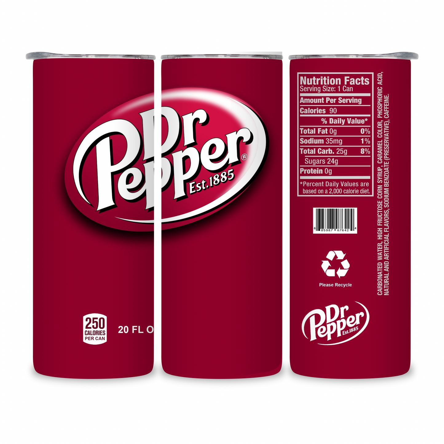 20 OZ Pop Stainless Steel Tumblers