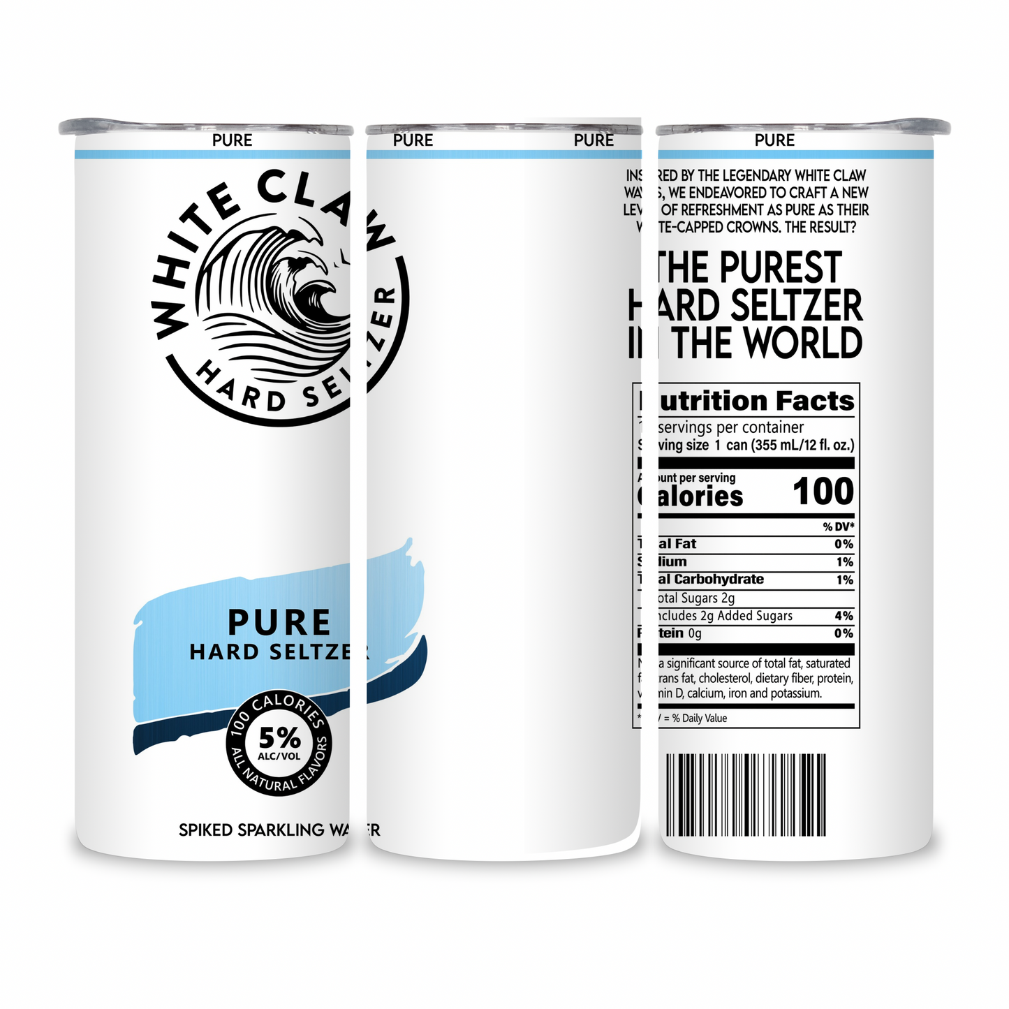 20 OZ Hard Seltzer Stainless Steel Tumblers