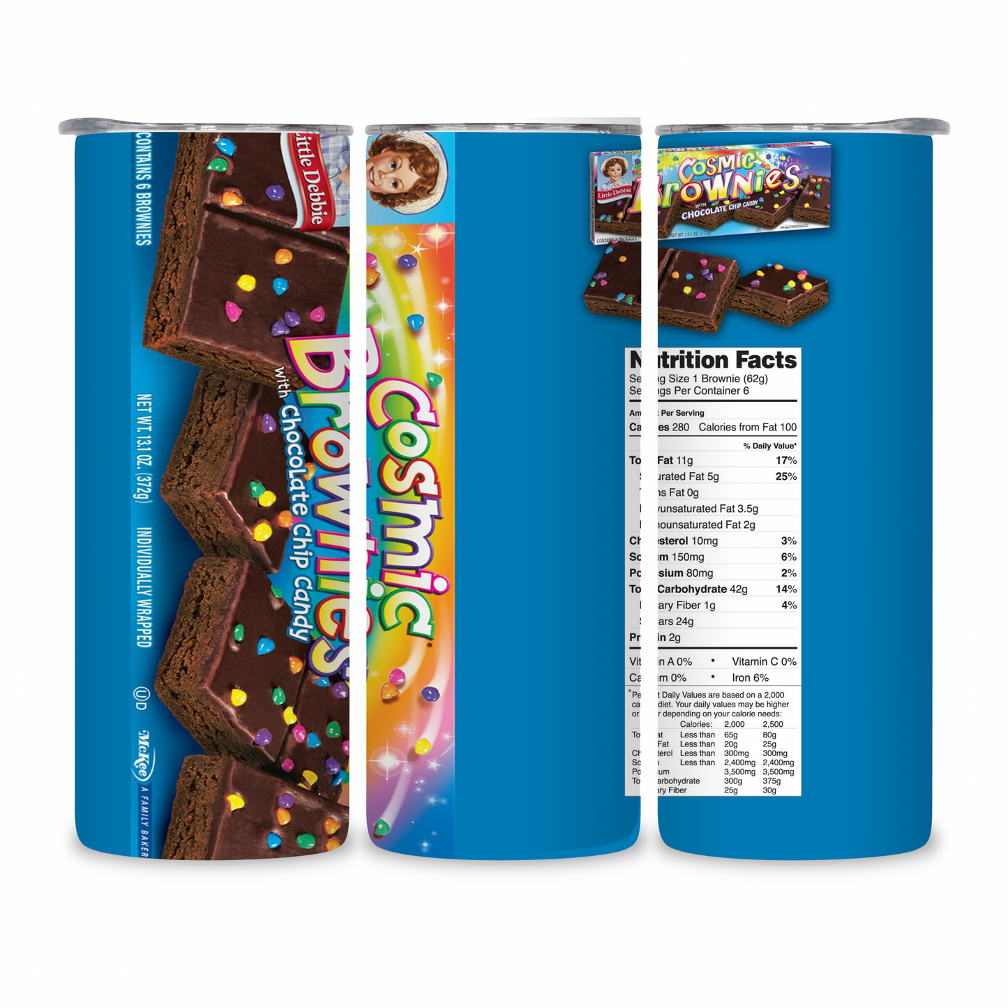 20 OZ Sweet Snacks Stainless Steel Tumblers