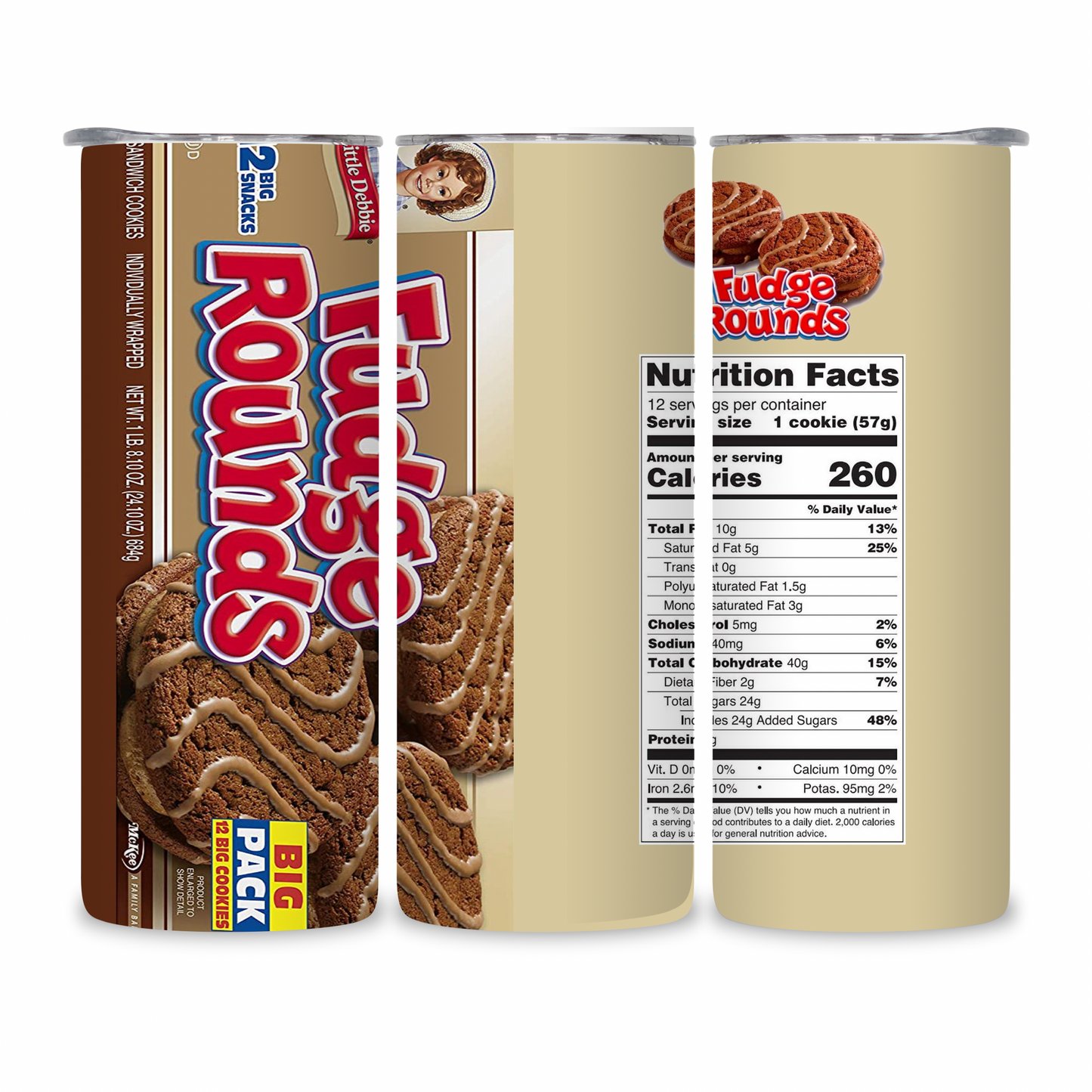 20 OZ Sweet Snacks Stainless Steel Tumblers