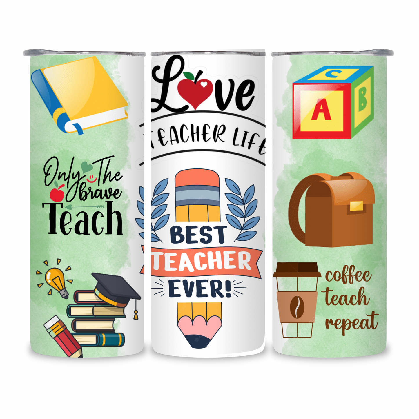 20 OZ Teacher Stainless Steel Tumblers
