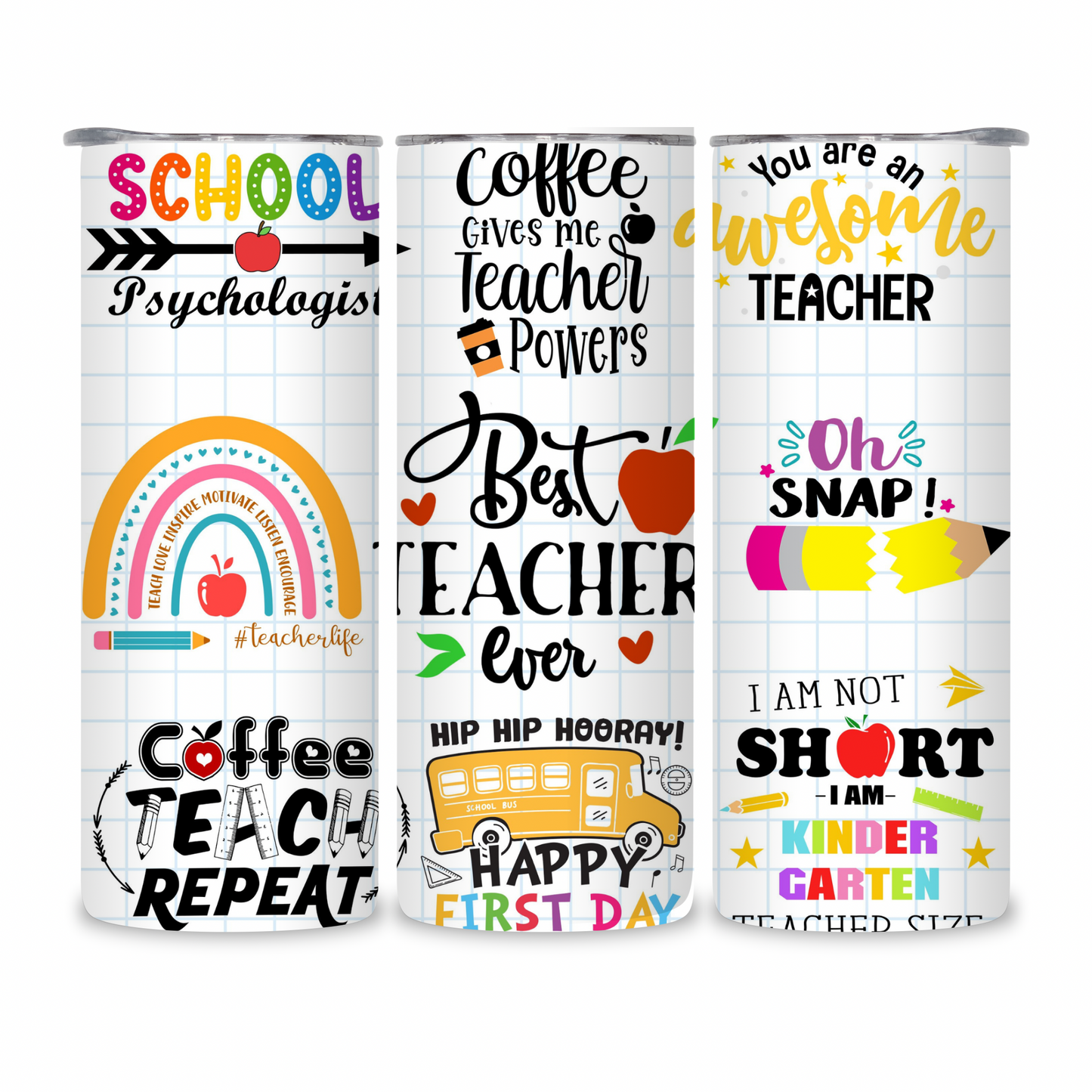 20 OZ Teacher Stainless Steel Tumblers