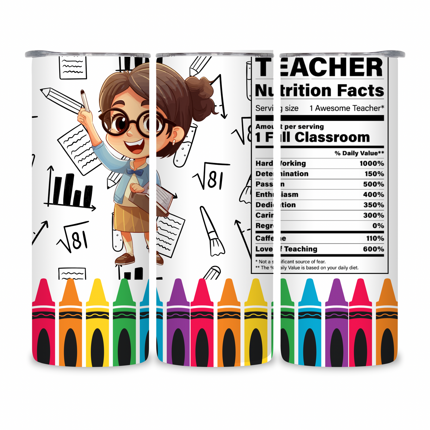 20 OZ Teacher Stainless Steel Tumblers