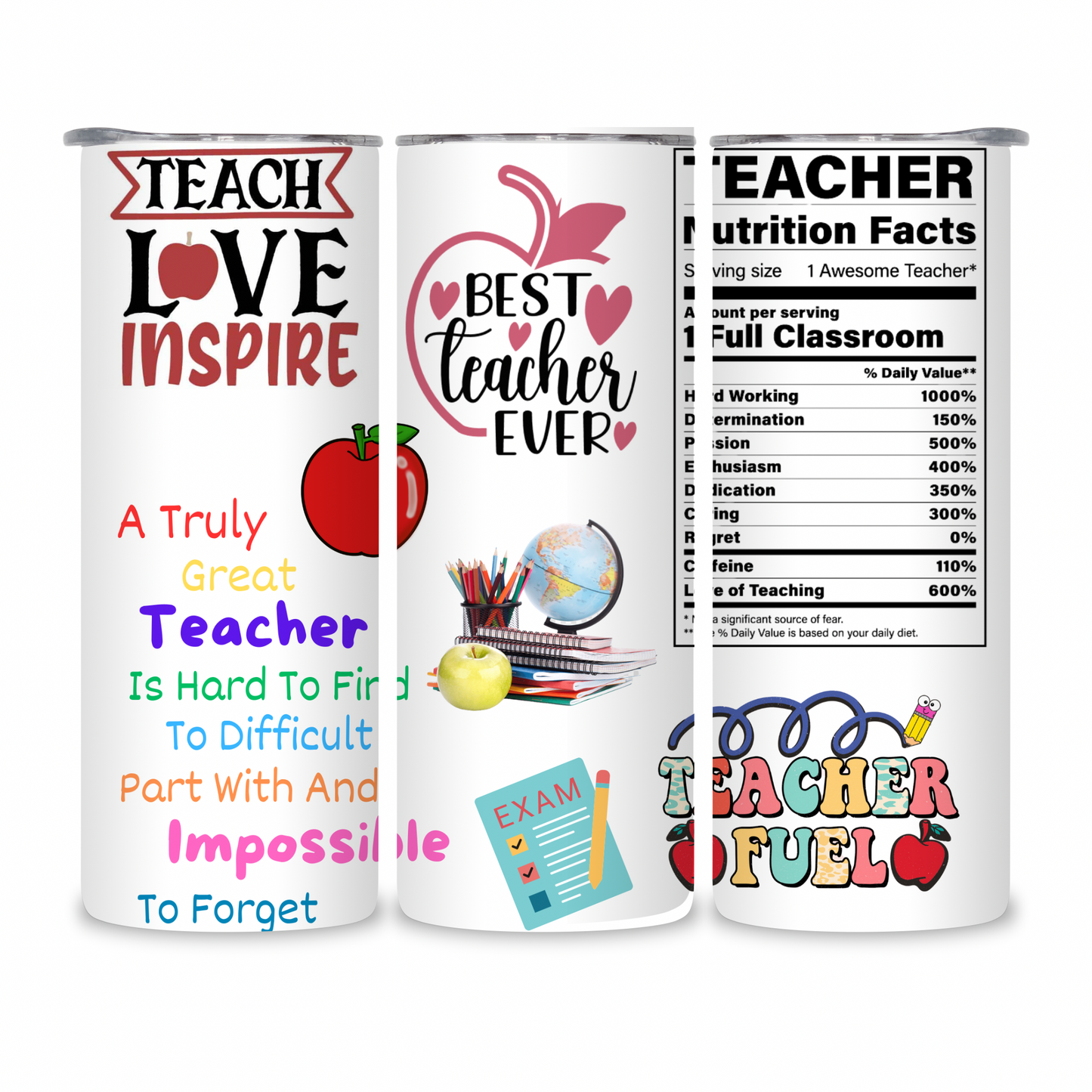 20 OZ Teacher Stainless Steel Tumblers