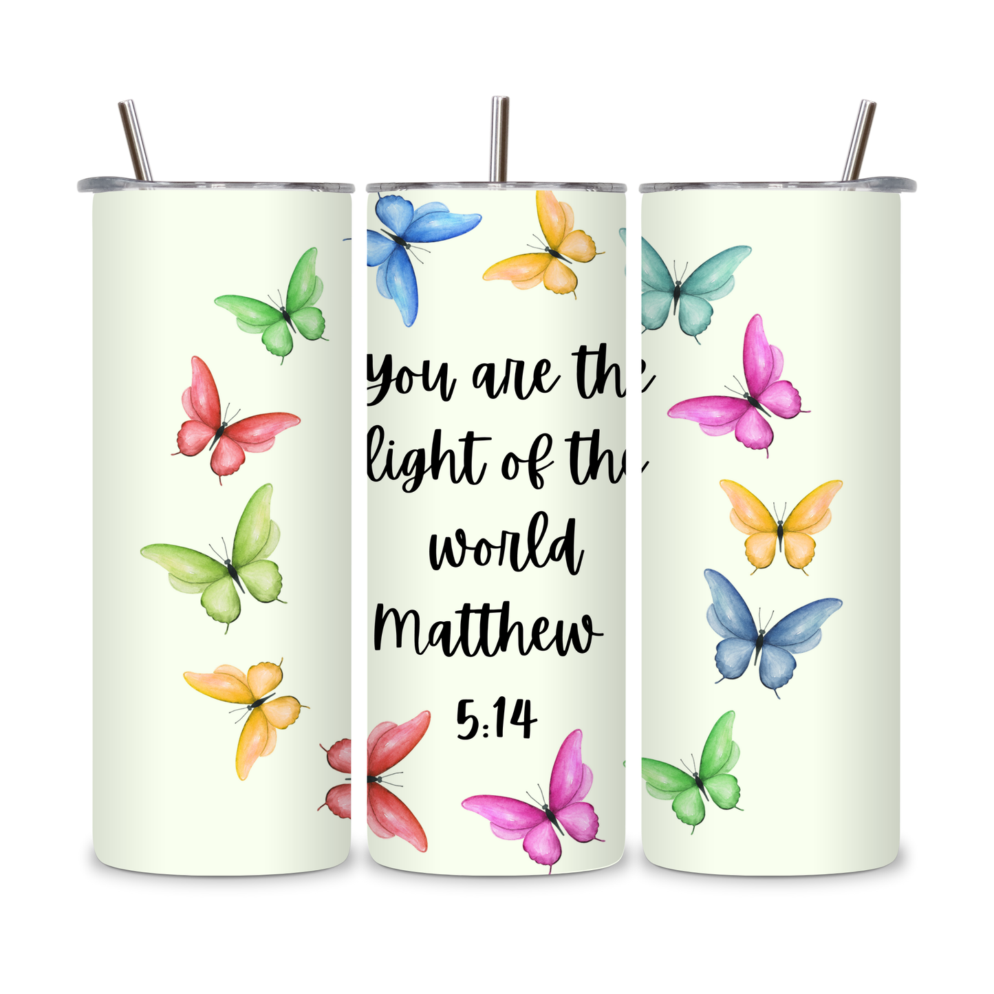 20 OZ Bible Verses/Prayer Stainless Steel Tumblers