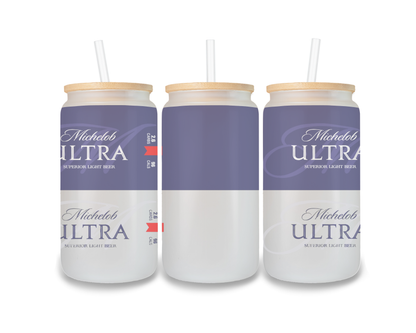 16 OZ Glass Can Beer Design