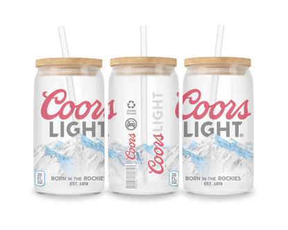 16 OZ Glass Can Beer Design